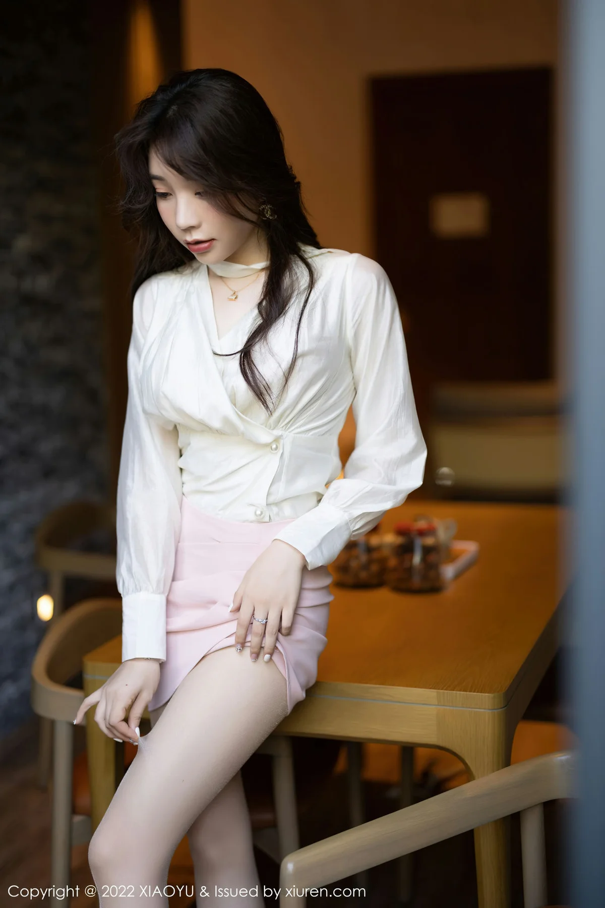 XIAOYU  语画界 Vol.876  徐莉芝Booty 粉色蕾丝内衣性感写真 - 9