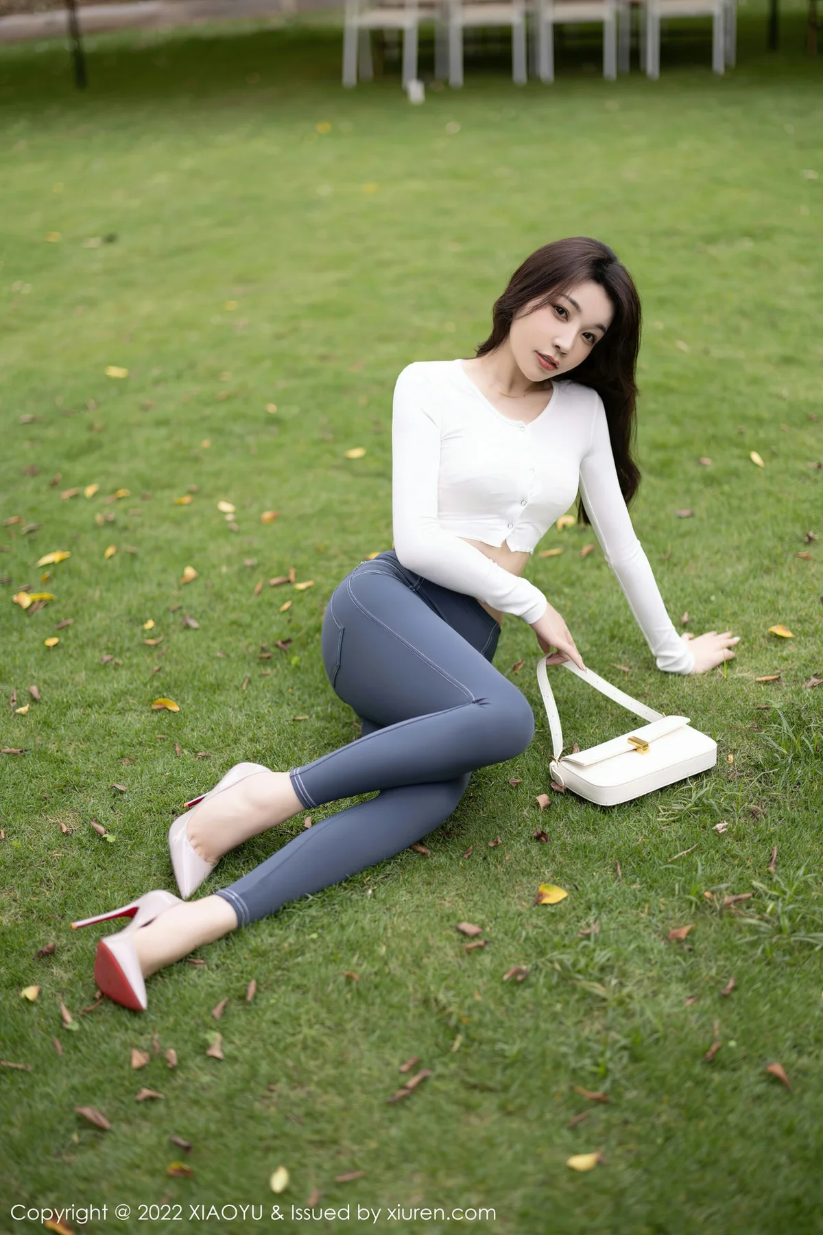 XIAOYU  语画界 Vol.911  徐莉芝Booty 白色蕾丝情趣 - 8