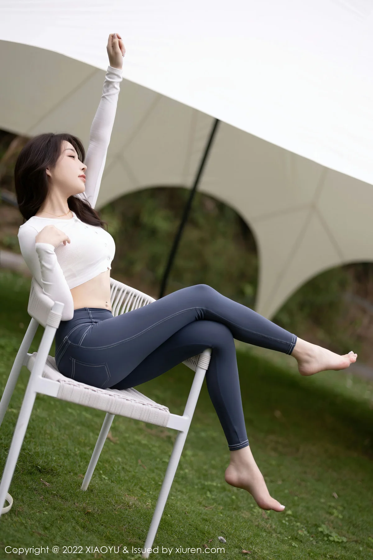 XIAOYU  语画界 Vol.911  徐莉芝Booty 白色蕾丝情趣 - 7