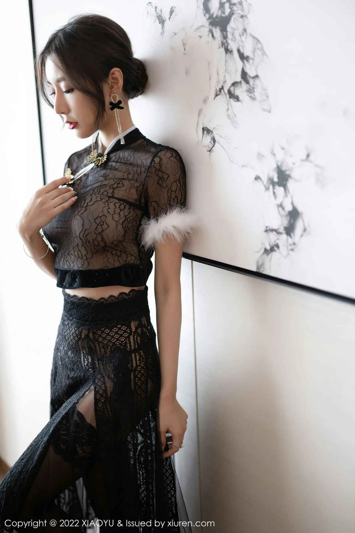 XIAOYU  语画界 Vol.926  王馨瑶yanni 薄纱旗袍短款 - 8