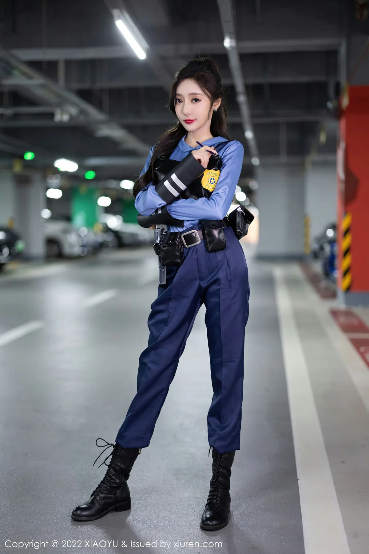 XIAOYU  语画界 Vol.929  王馨瑶yanni 女警官制服制服诱惑 - 9
