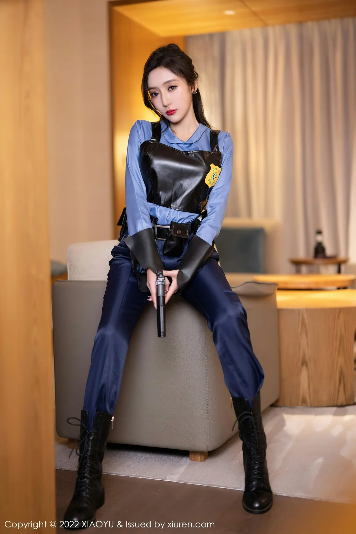 XIAOYU  语画界 Vol.929  王馨瑶yanni 女警官制服制服诱惑 - 4