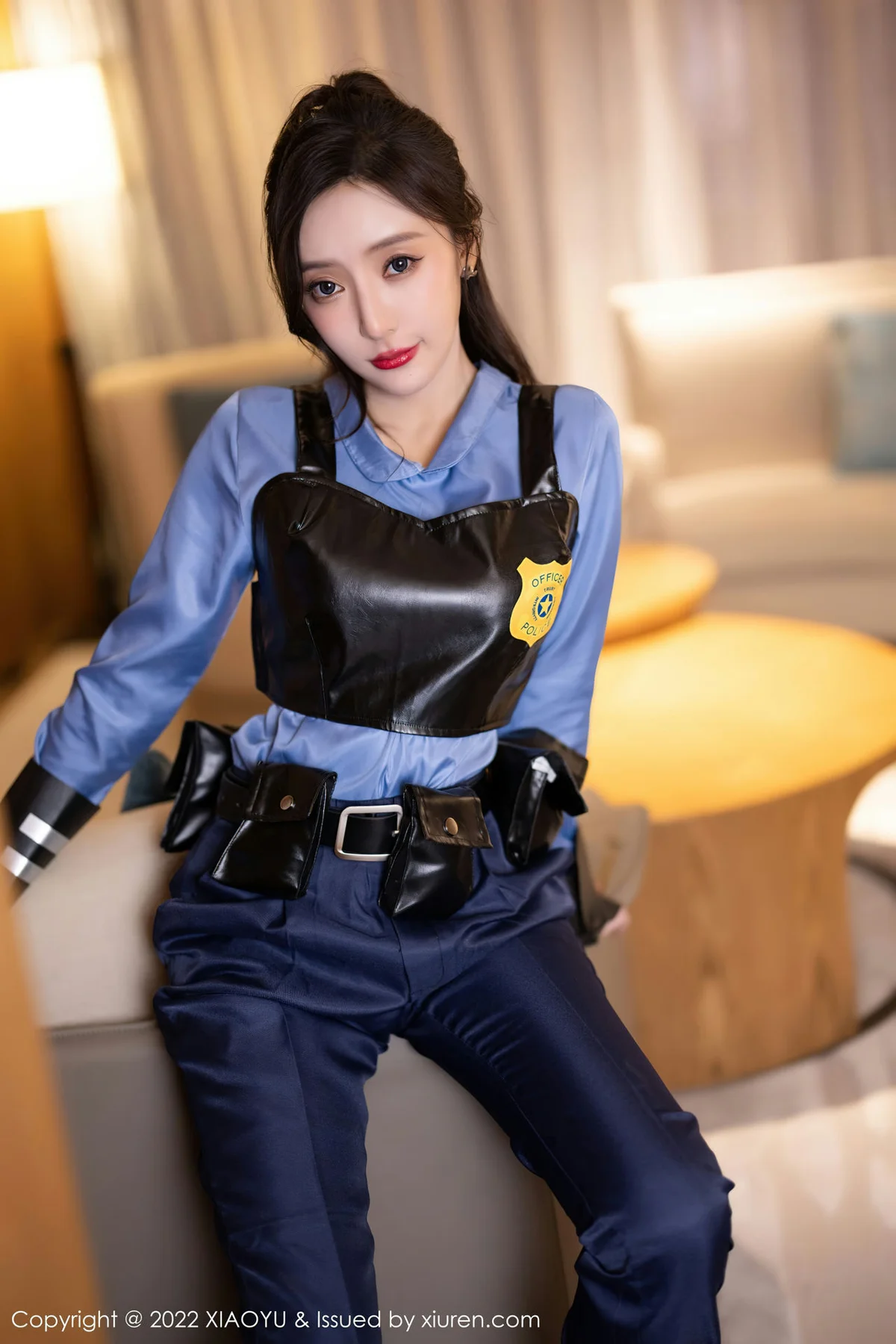 XIAOYU  语画界 Vol.929  王馨瑶yanni 女警官制服制服诱惑 - 5