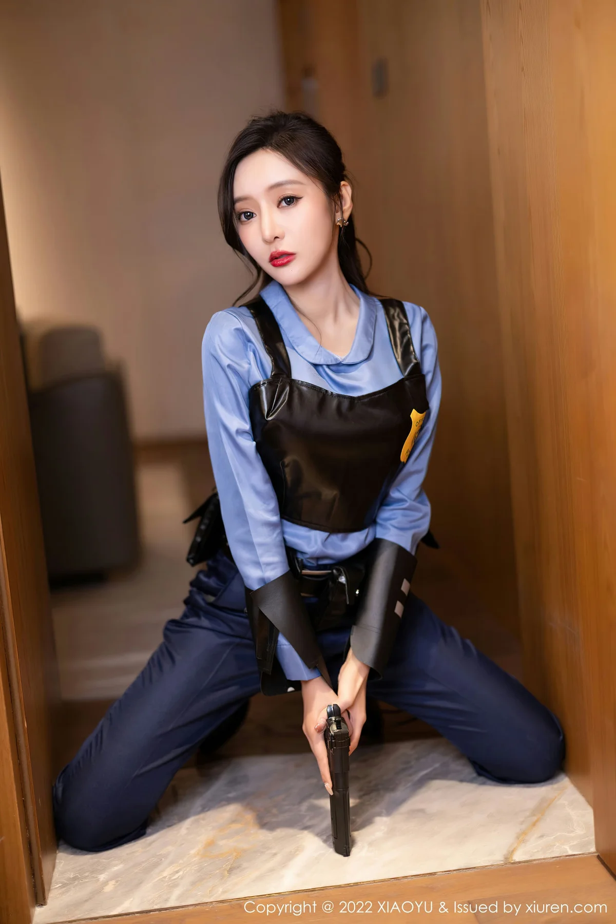 XIAOYU  语画界 Vol.929  王馨瑶yanni 女警官制服制服诱惑 - 7