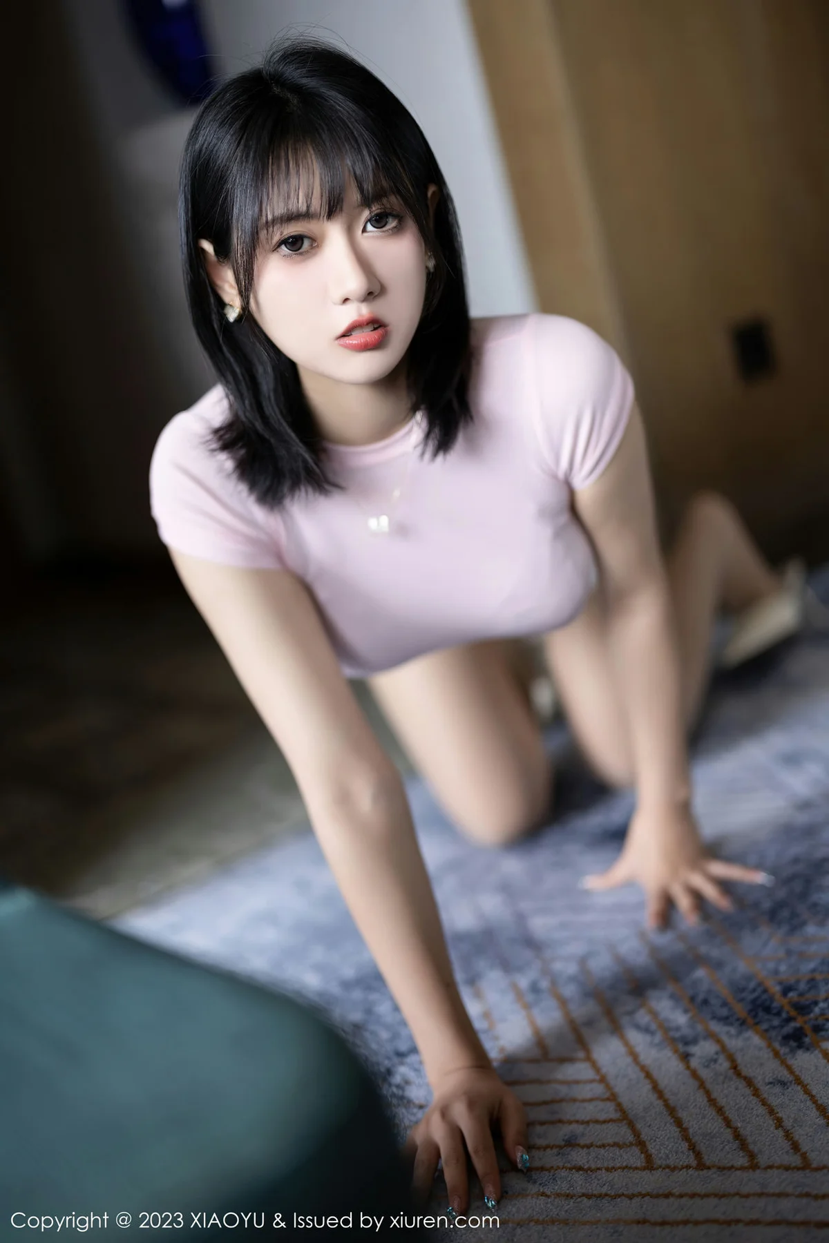 XIAOYU  语画界 Vol.954  林子遥 紫灰色内衣写真 - 9