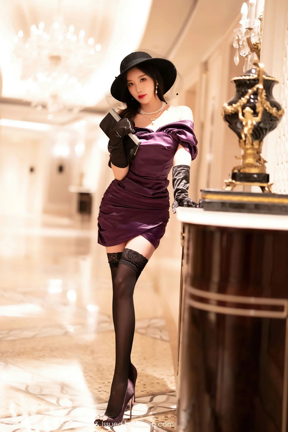 XIAOYU  语画界 Vol.963  杨晨晨Yome 淡紫色蕾丝内衣青海旅拍 - 2