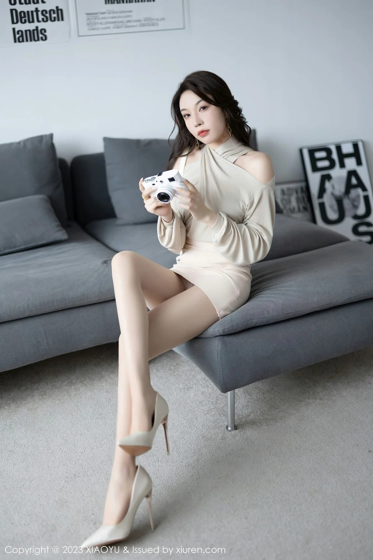 XIAOYU  语画界 Vol.969  徐莉芝Booty 淡蓝色内衣性感写真1 - 8