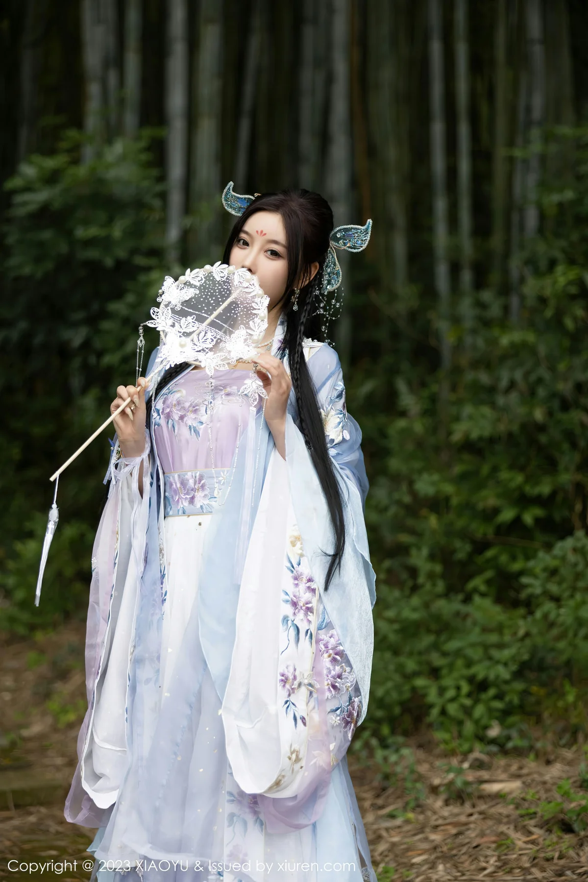 XIAOYU  语画界 Vol.970  杨晨晨Yome 蓝紫色古装服饰写真2 - 2