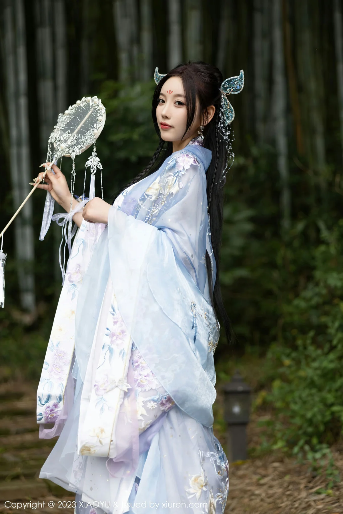 XIAOYU  语画界 Vol.970  杨晨晨Yome 蓝紫色古装服饰写真2 - 4