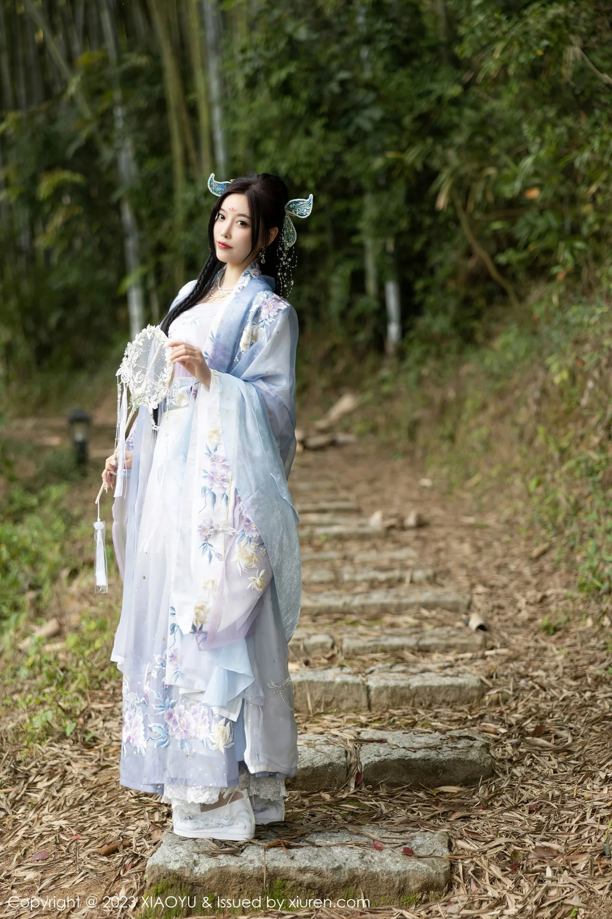 XIAOYU  语画界 Vol.970  杨晨晨Yome 蓝紫色古装服饰写真2 - 5