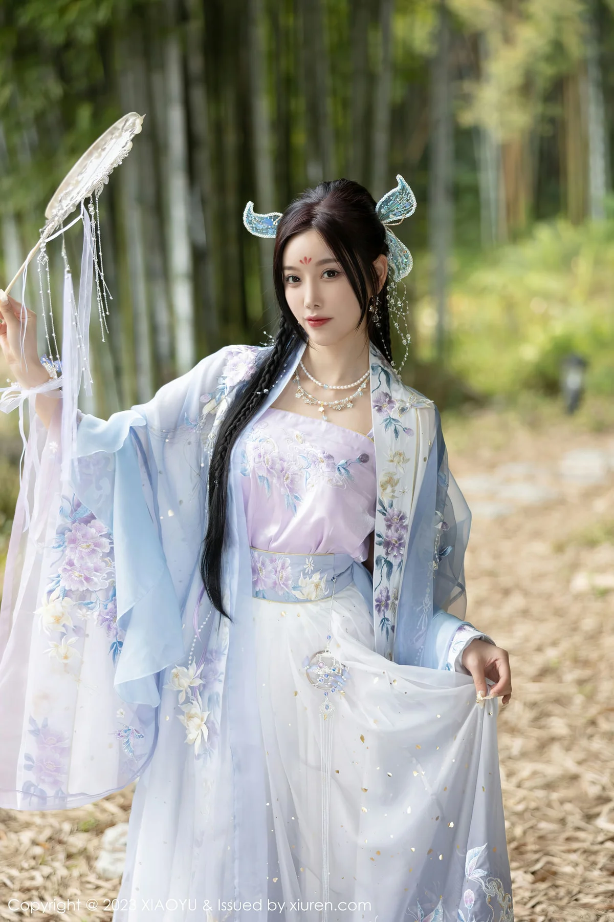 XIAOYU  语画界 Vol.970  杨晨晨Yome 蓝紫色古装服饰写真2 - 10