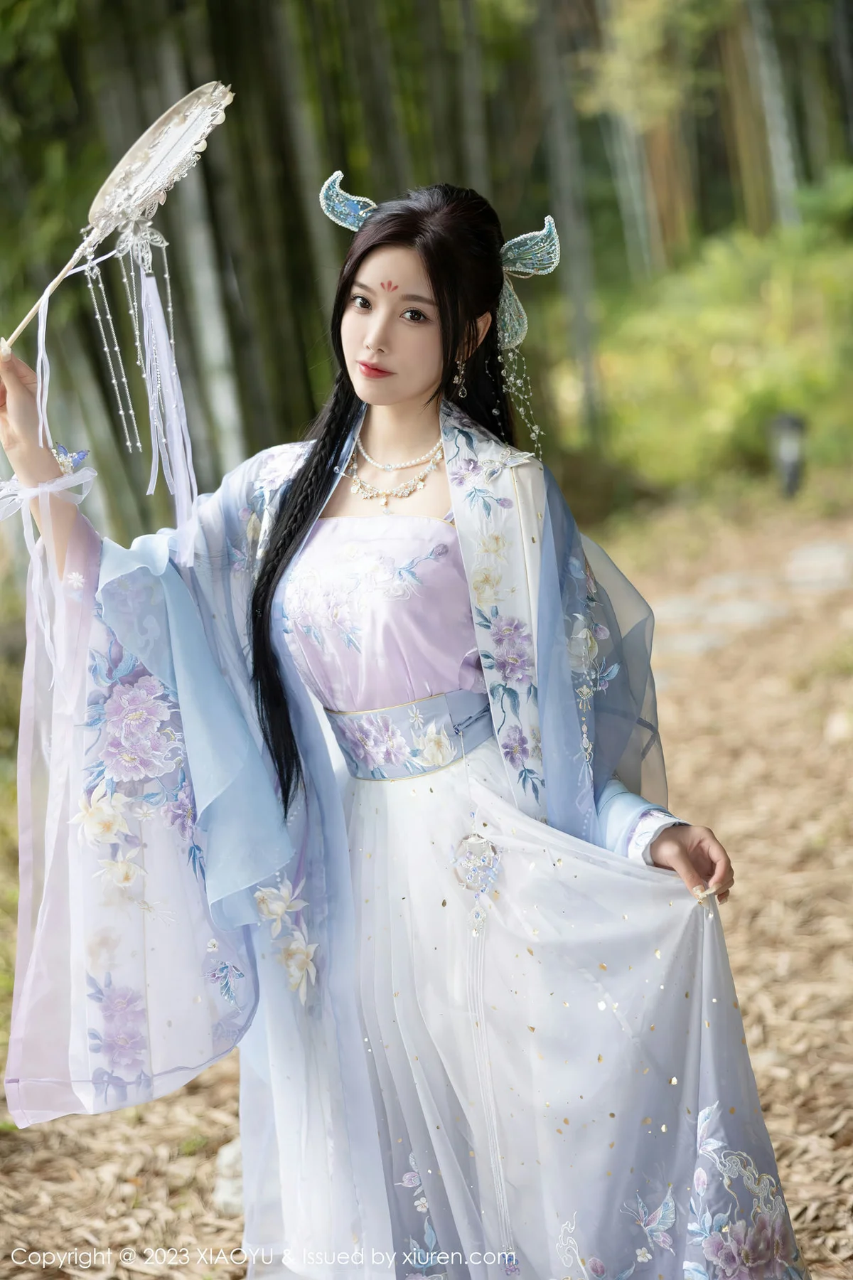 XIAOYU  语画界 Vol.970  杨晨晨Yome 蓝紫色古装服饰写真2 - 1