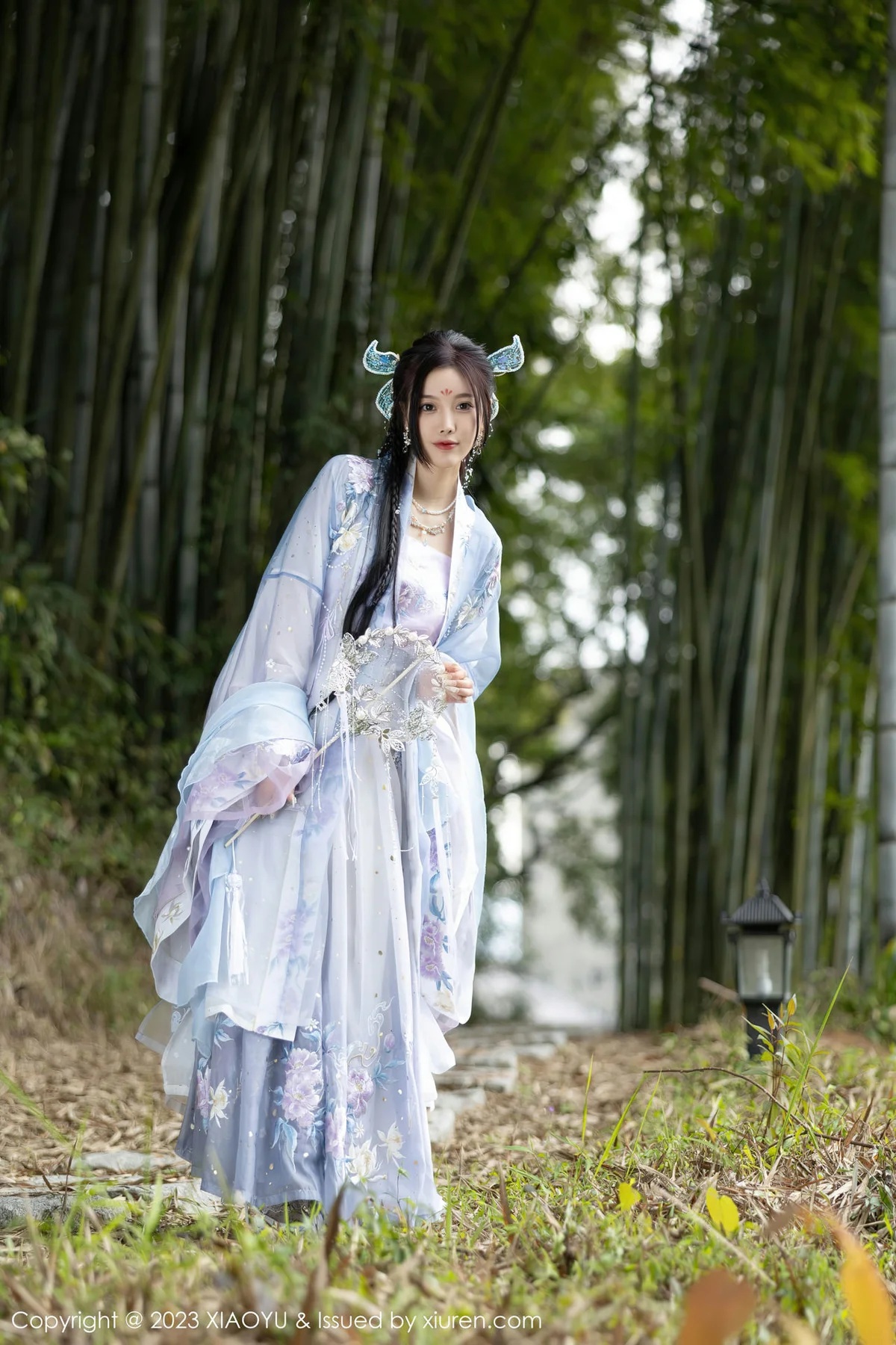 XIAOYU  语画界 Vol.970  杨晨晨Yome 蓝紫色古装服饰写真2 - 2