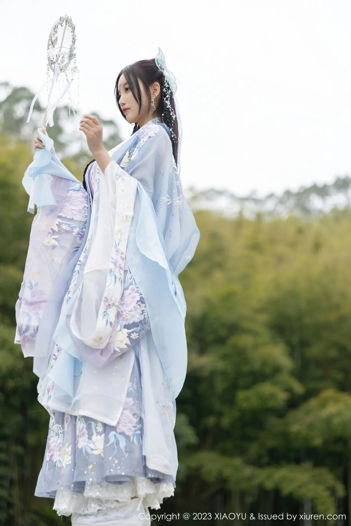 XIAOYU  语画界 Vol.970  杨晨晨Yome 蓝紫色古装服饰写真2 - 6