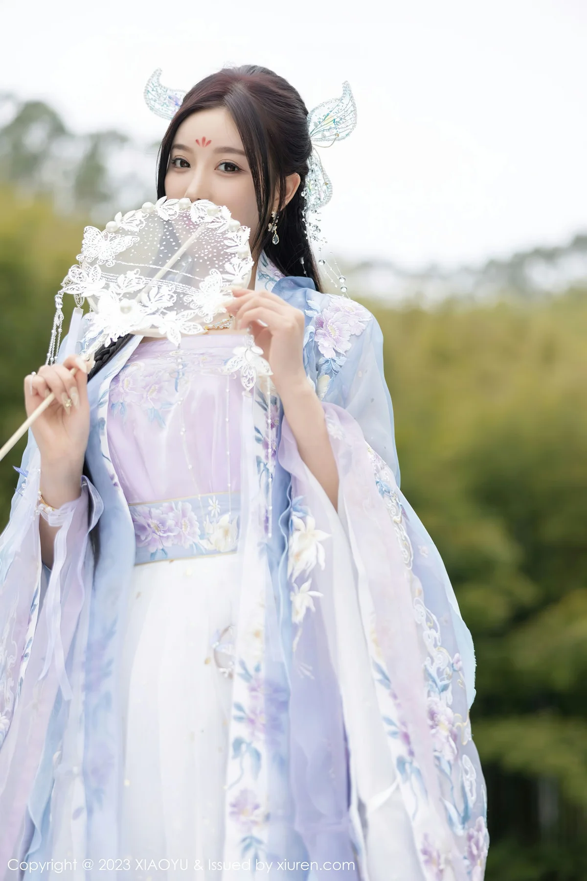 XIAOYU  语画界 Vol.970  杨晨晨Yome 蓝紫色古装服饰写真2 - 7