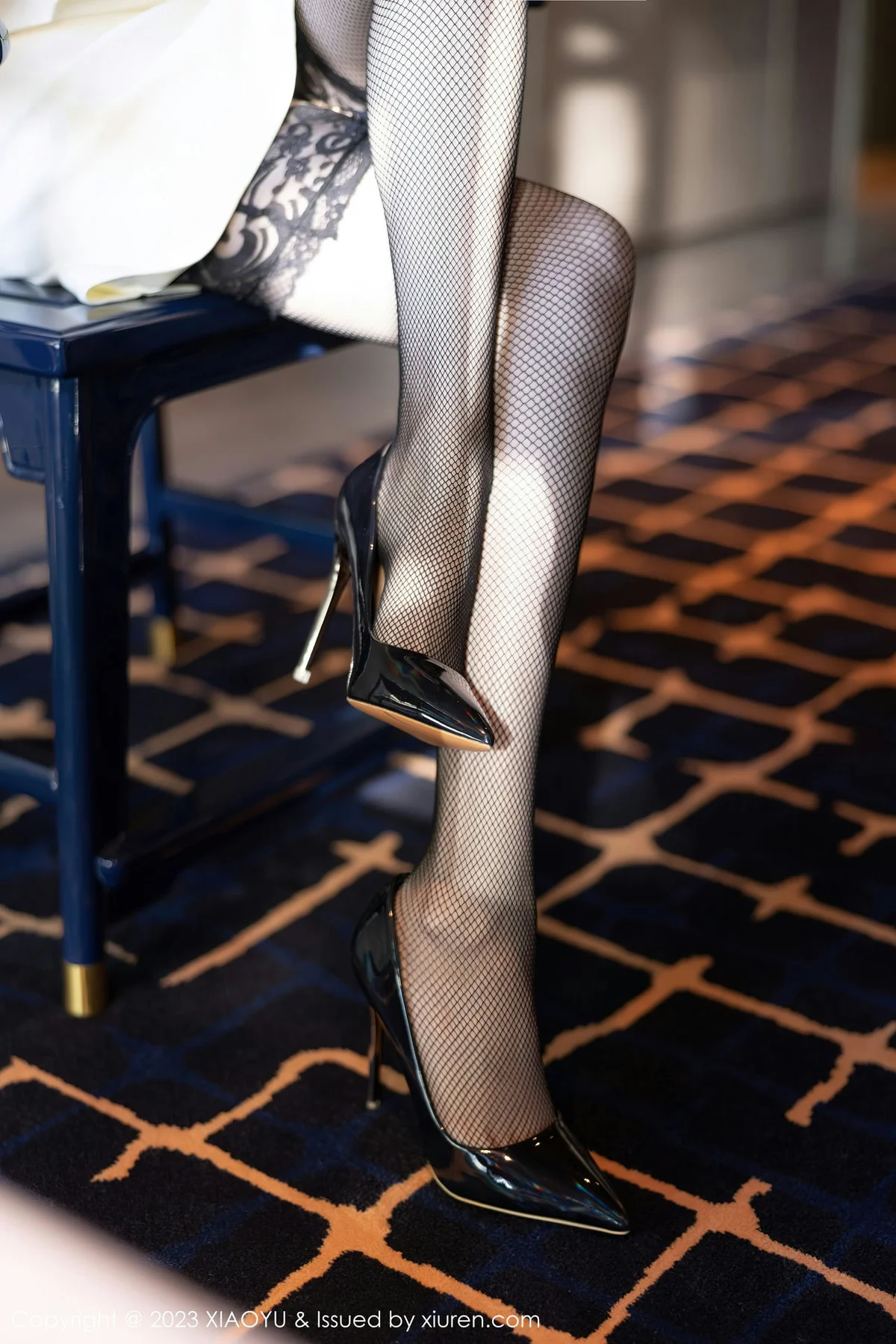 XIAOYU  语画界 Vol.977  梦心玥 黑丝网袜1 - 5