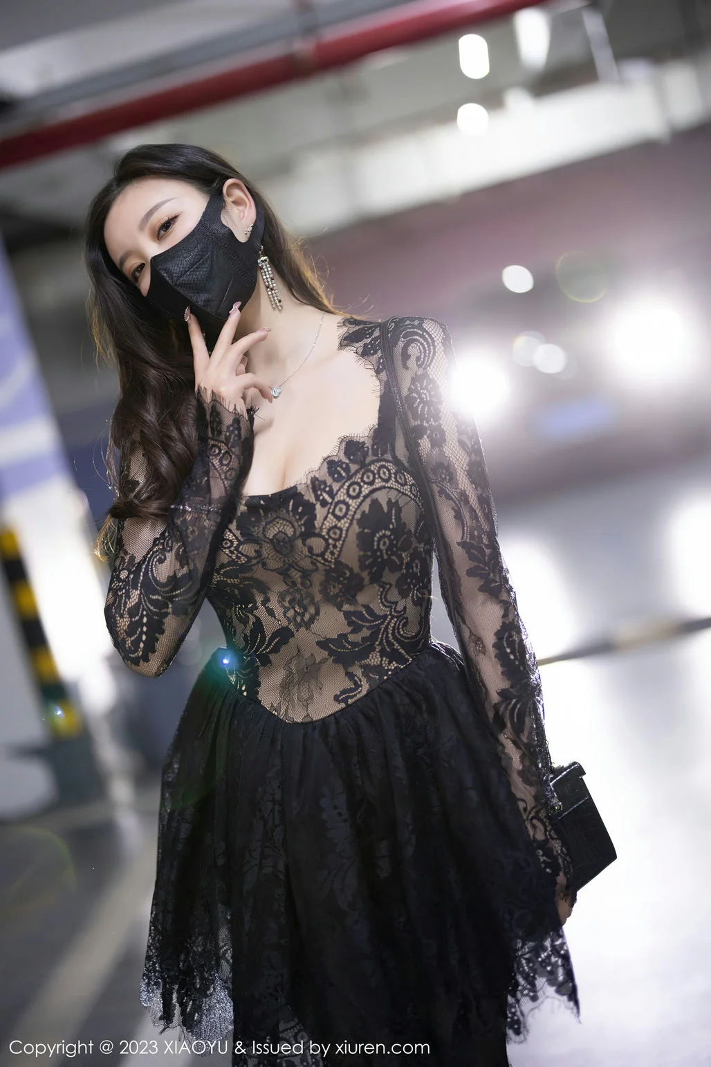 XIAOYU  语画界 Vol.988  杨晨晨Yome 黑丝蕾丝连衣短裙性感写真1 - 10