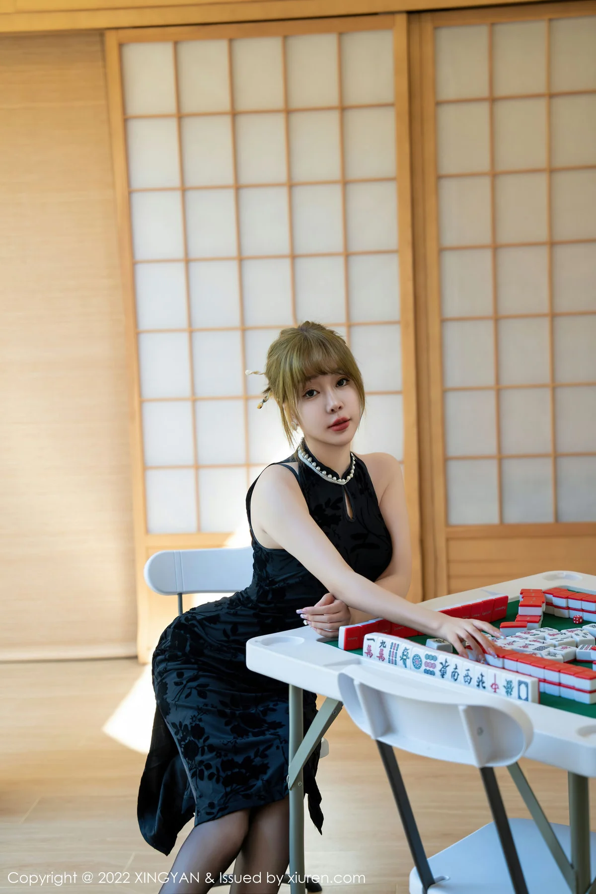 XINGYAN 星颜社 Vol.148 王雨纯 麻将旗袍魅惑黑丝11 - 3