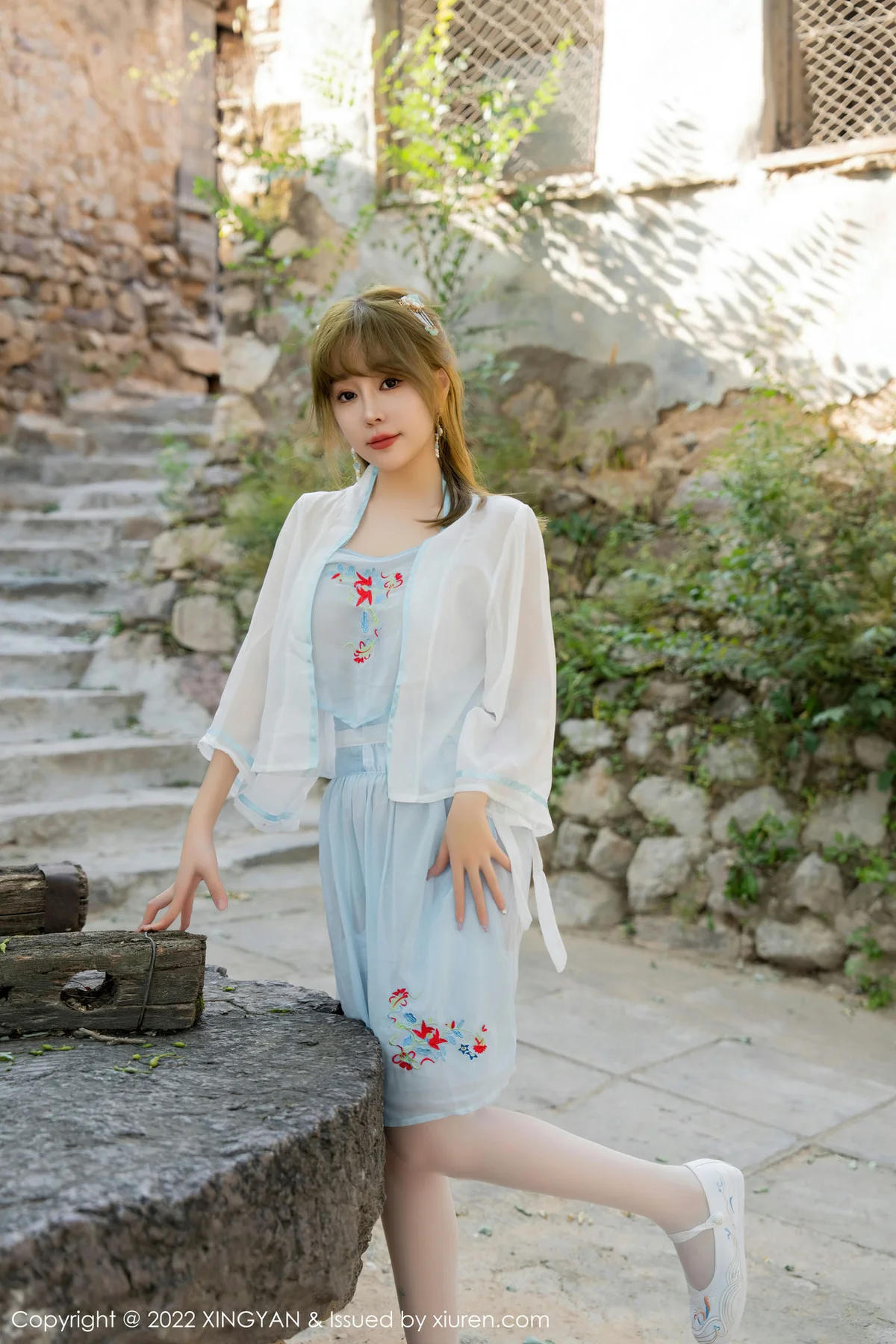 XINGYAN 星颜社 Vol.150 王雨纯 白色轻透古装服饰性感写真1 - 2