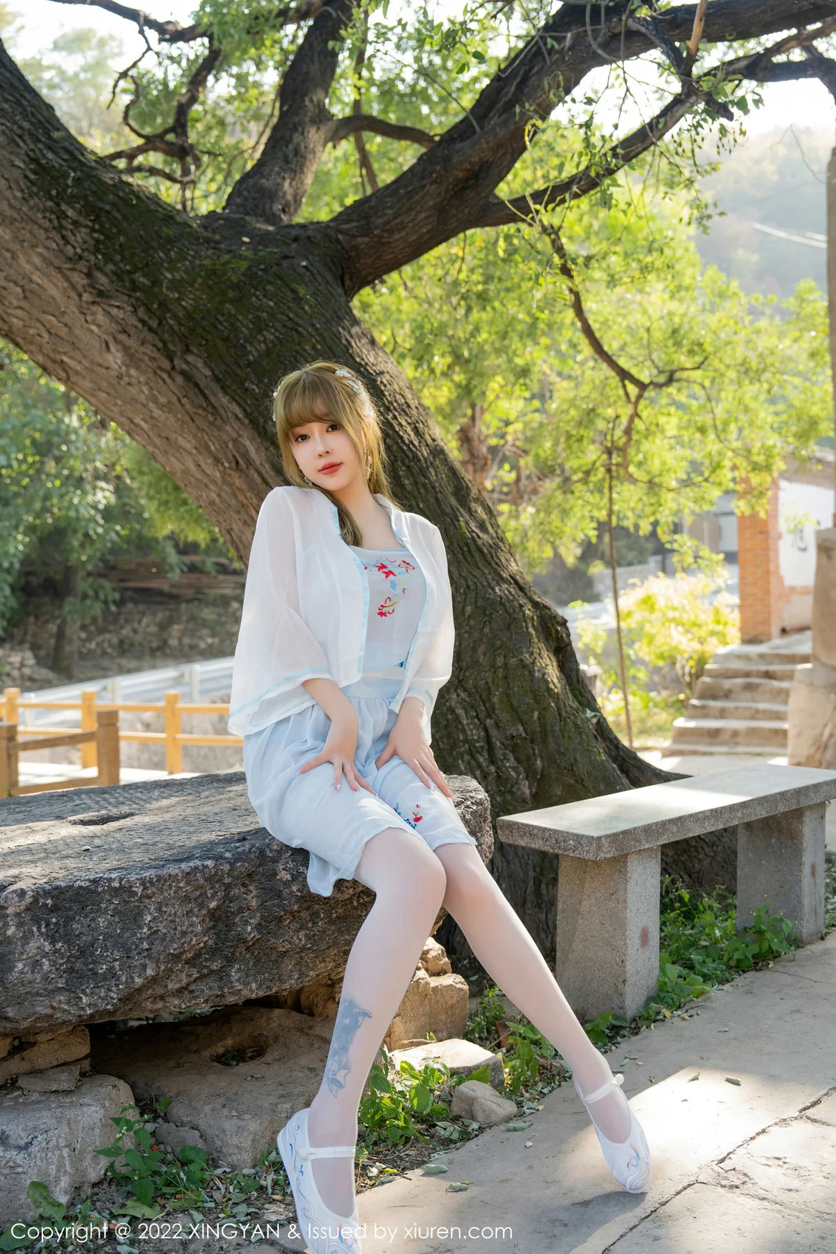 XINGYAN 星颜社 Vol.150 王雨纯 白色轻透古装服饰性感写真1 - 10