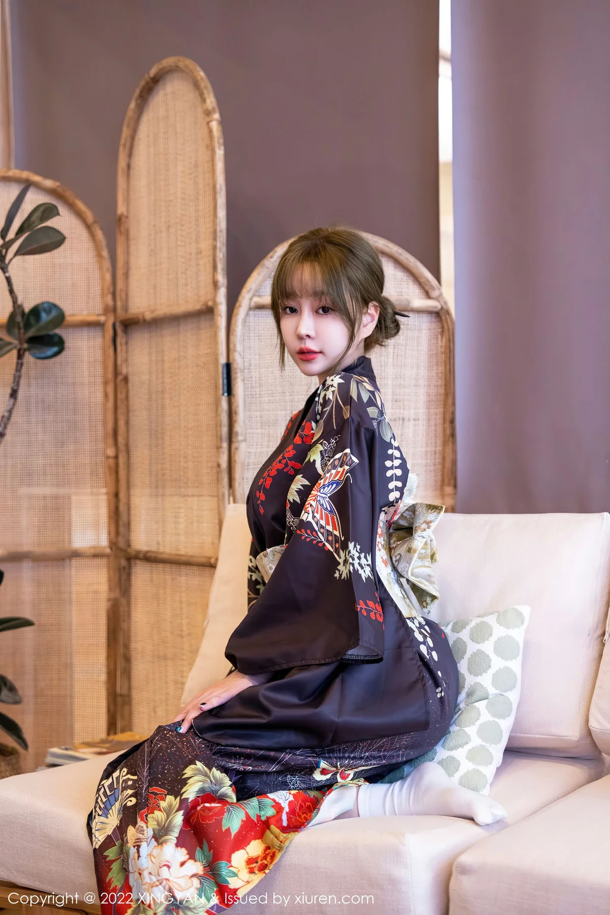 XINGYAN 星颜社 Vol.154 王雨纯 深色日式和服性感写真33 - 5