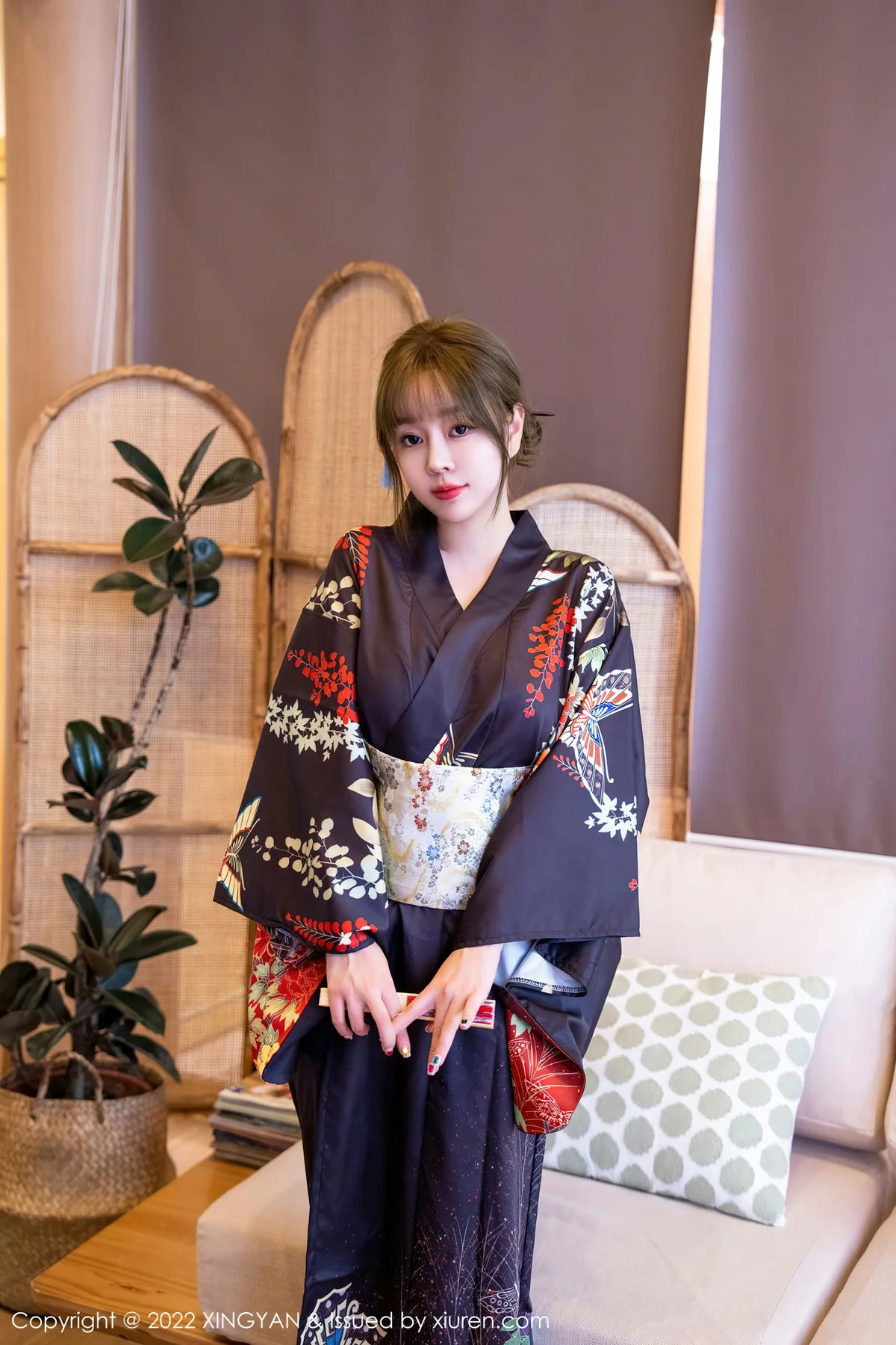 XINGYAN 星颜社 Vol.154 王雨纯 深色日式和服性感写真33 - 7