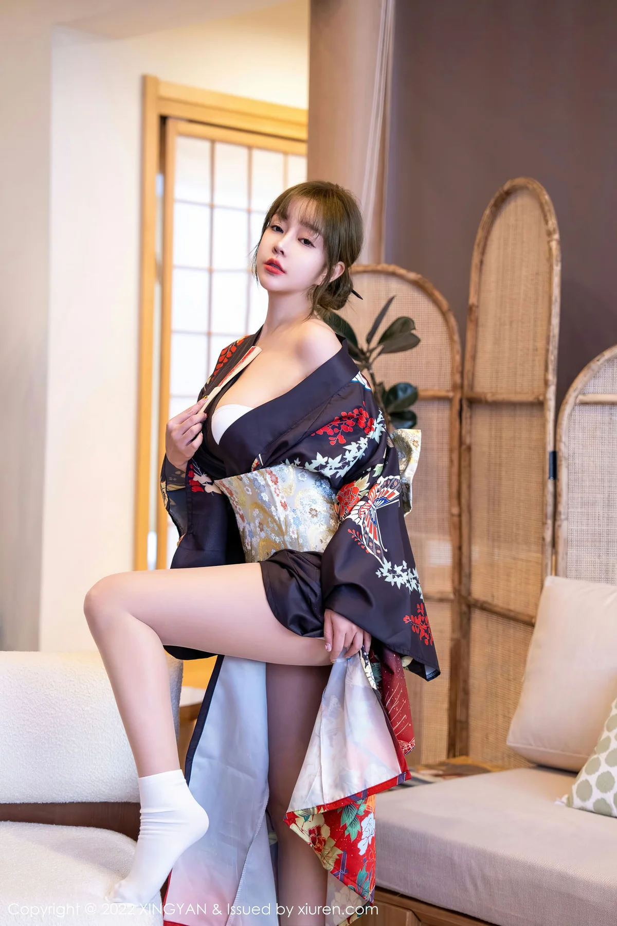 XINGYAN 星颜社 Vol.154 王雨纯 深色日式和服性感写真33 - 9