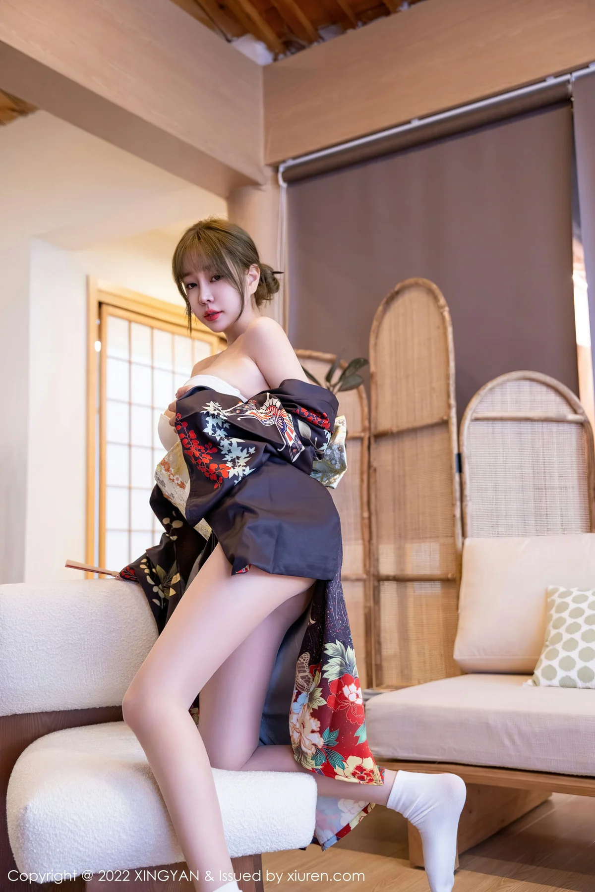 XINGYAN 星颜社 Vol.154 王雨纯 深色日式和服性感写真33 - 3