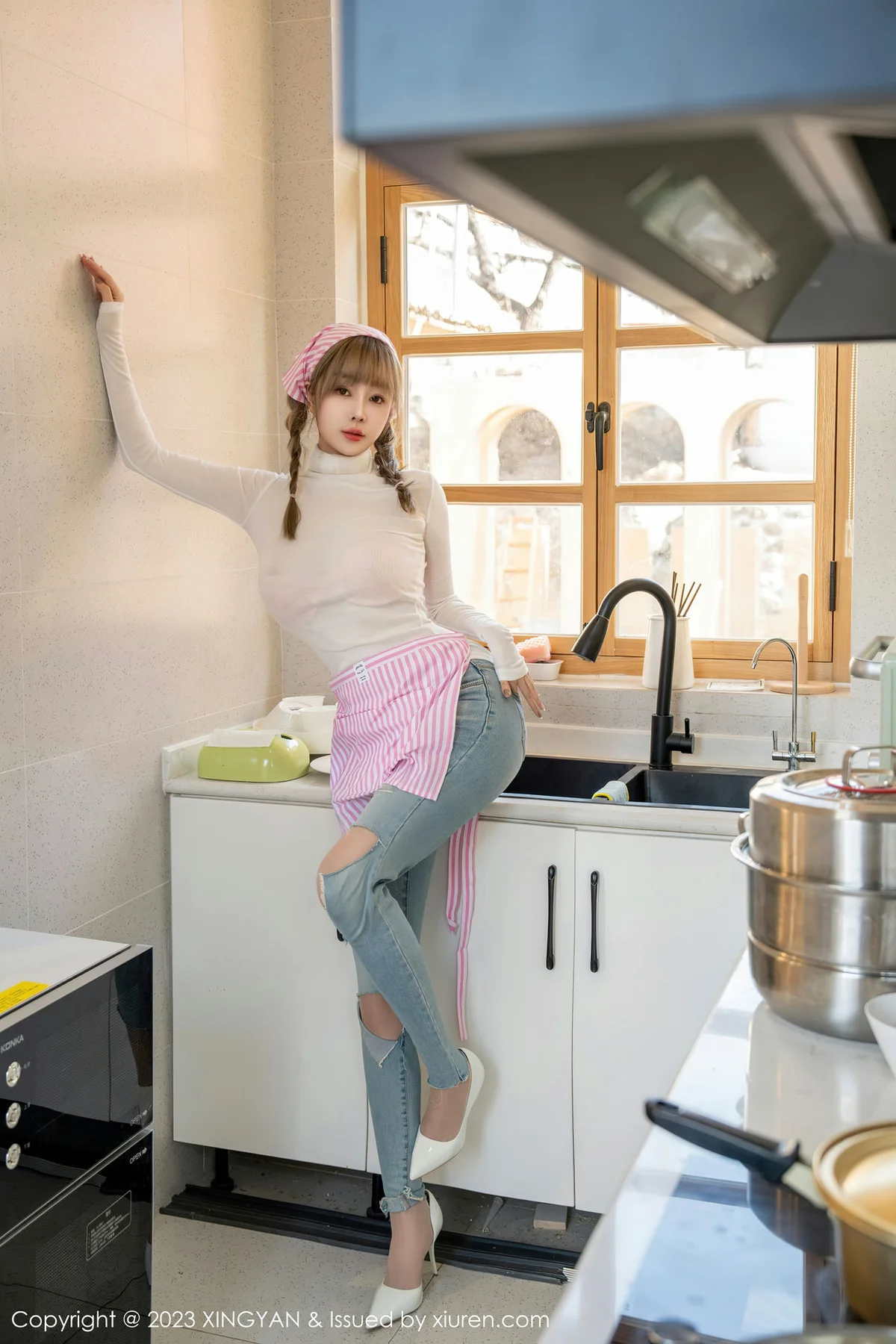 XINGYAN 星颜社 Vol.165 王雨纯 厨娘女仆写真 - 9