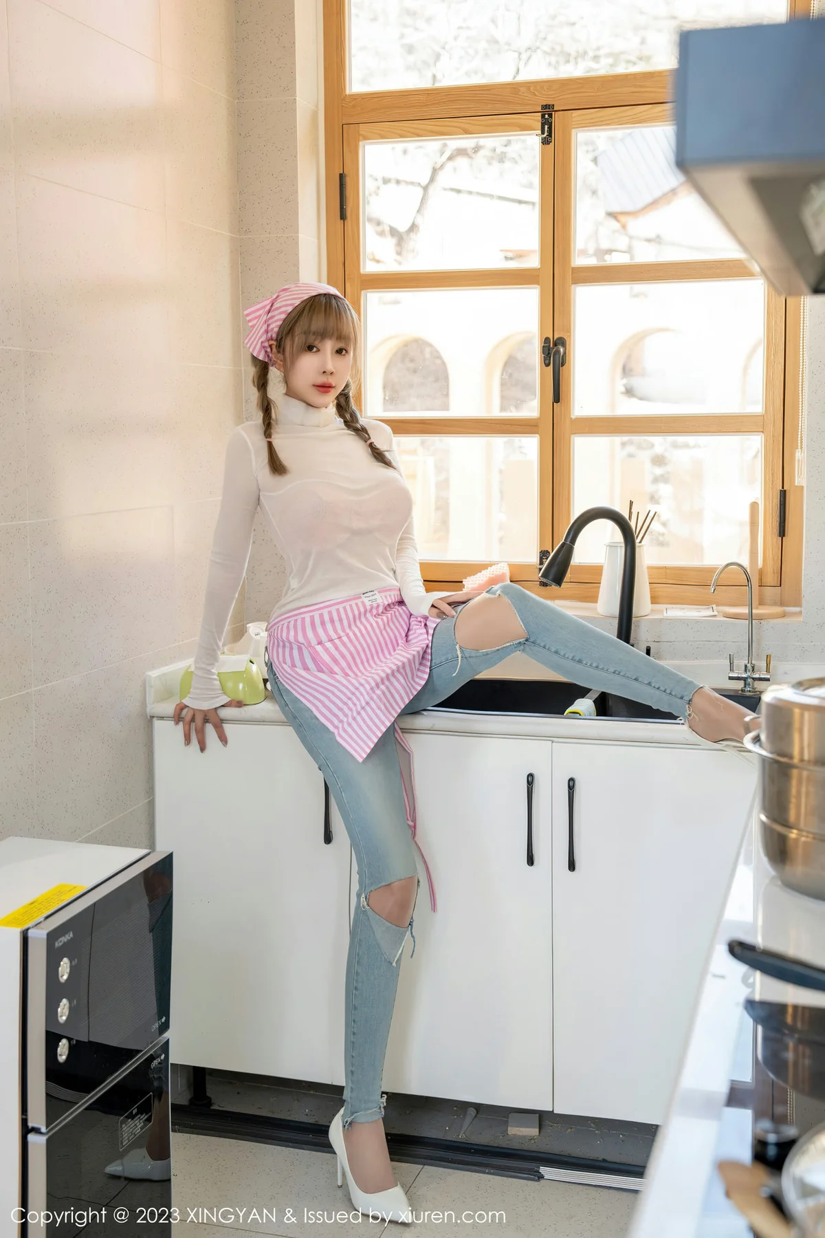 XINGYAN 星颜社 Vol.165 王雨纯 厨娘女仆写真 - 10