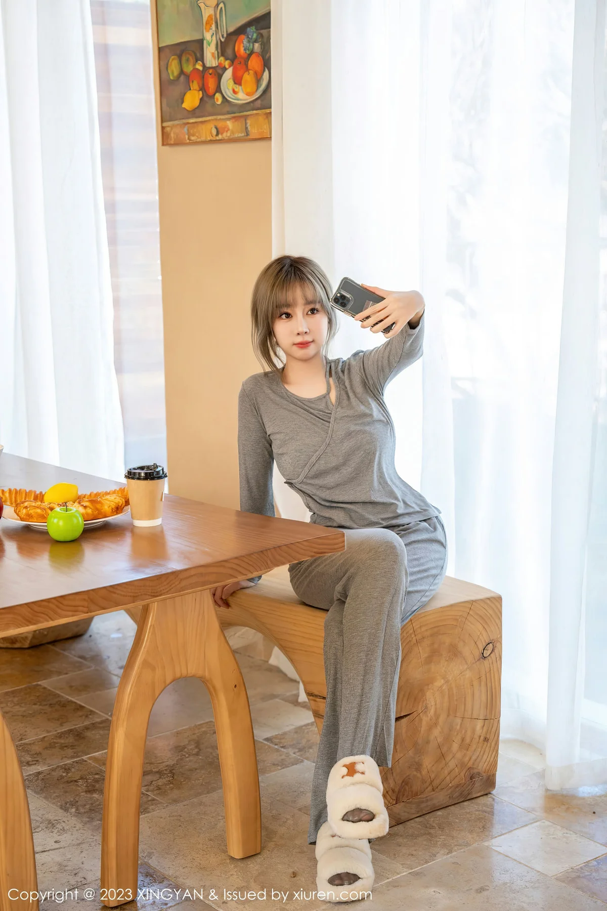 XINGYAN 星颜社 Vol.171 王雨纯 薄纱轻透连体衣写真 - 1