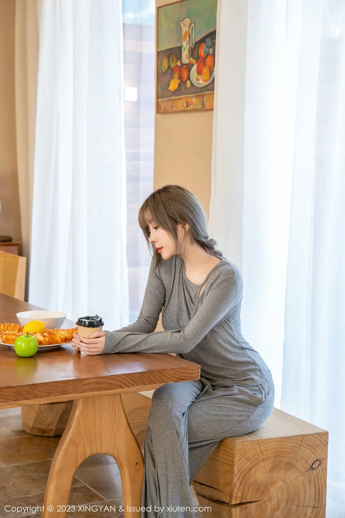 XINGYAN 星颜社 Vol.171 王雨纯 薄纱轻透连体衣写真 - 3