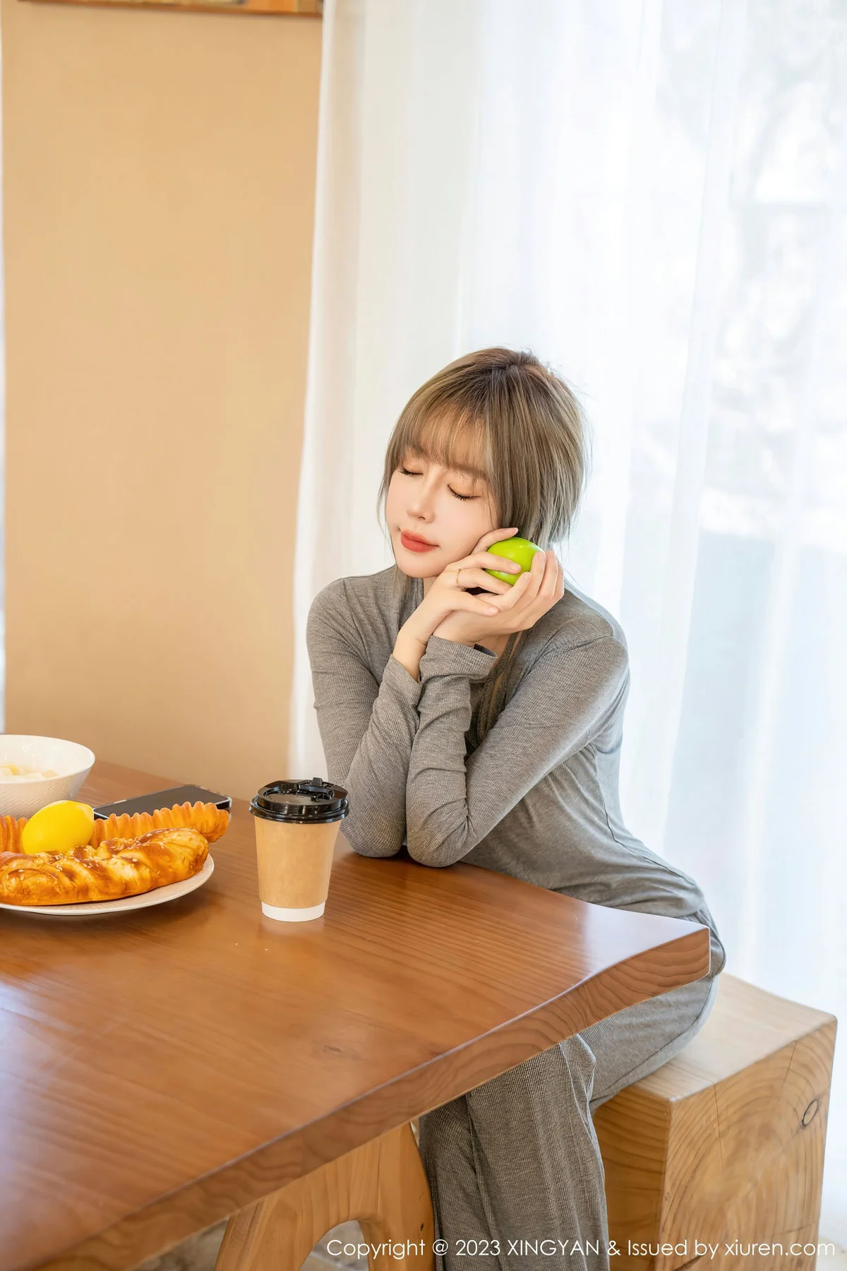 XINGYAN 星颜社 Vol.171 王雨纯 薄纱轻透连体衣写真 - 4