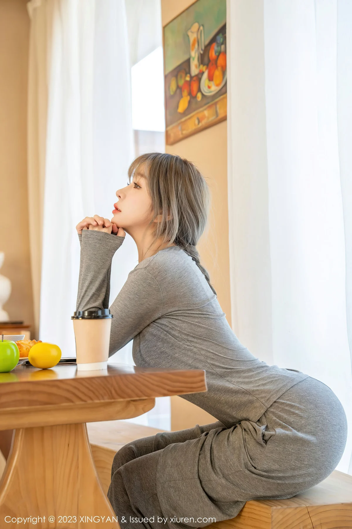 XINGYAN 星颜社 Vol.171 王雨纯 薄纱轻透连体衣写真 - 6