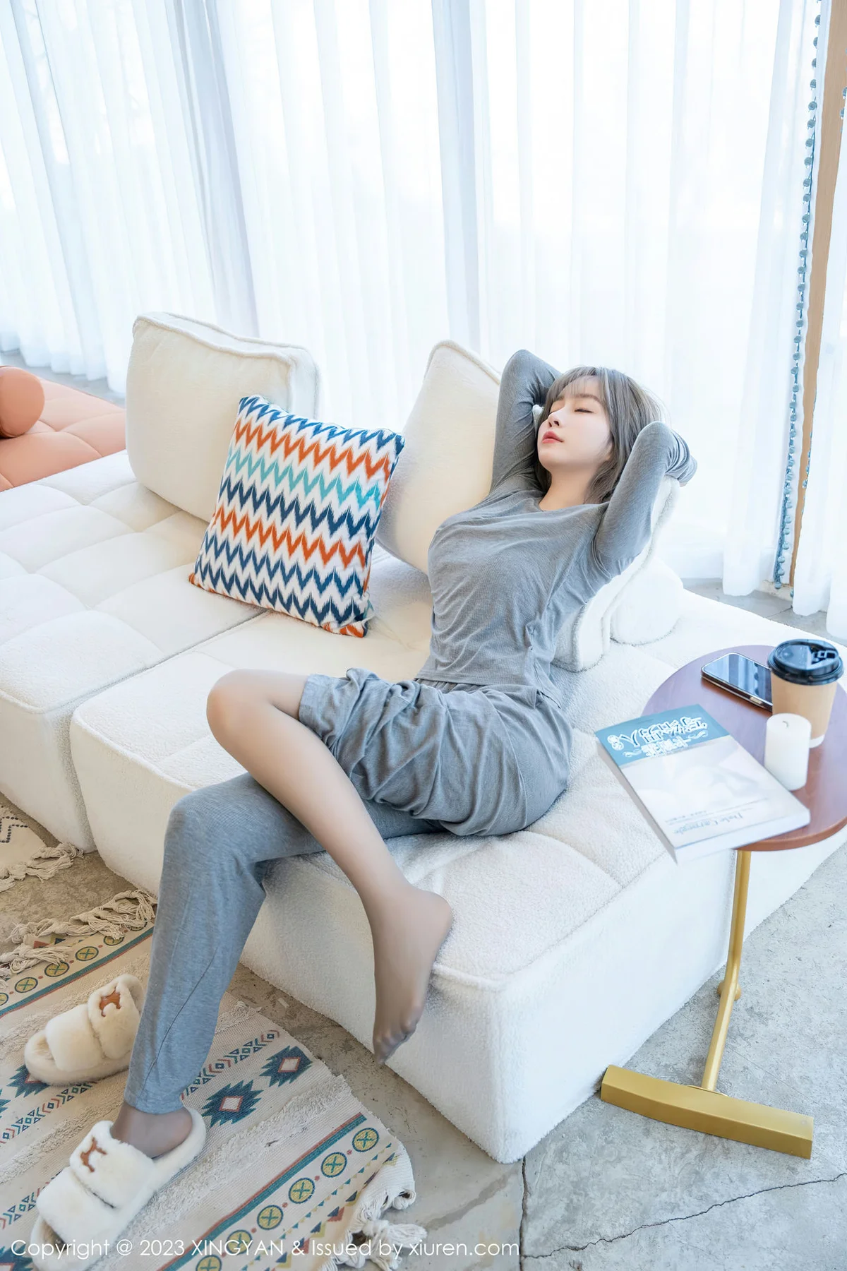 XINGYAN 星颜社 Vol.171 王雨纯 薄纱轻透连体衣写真 - 3