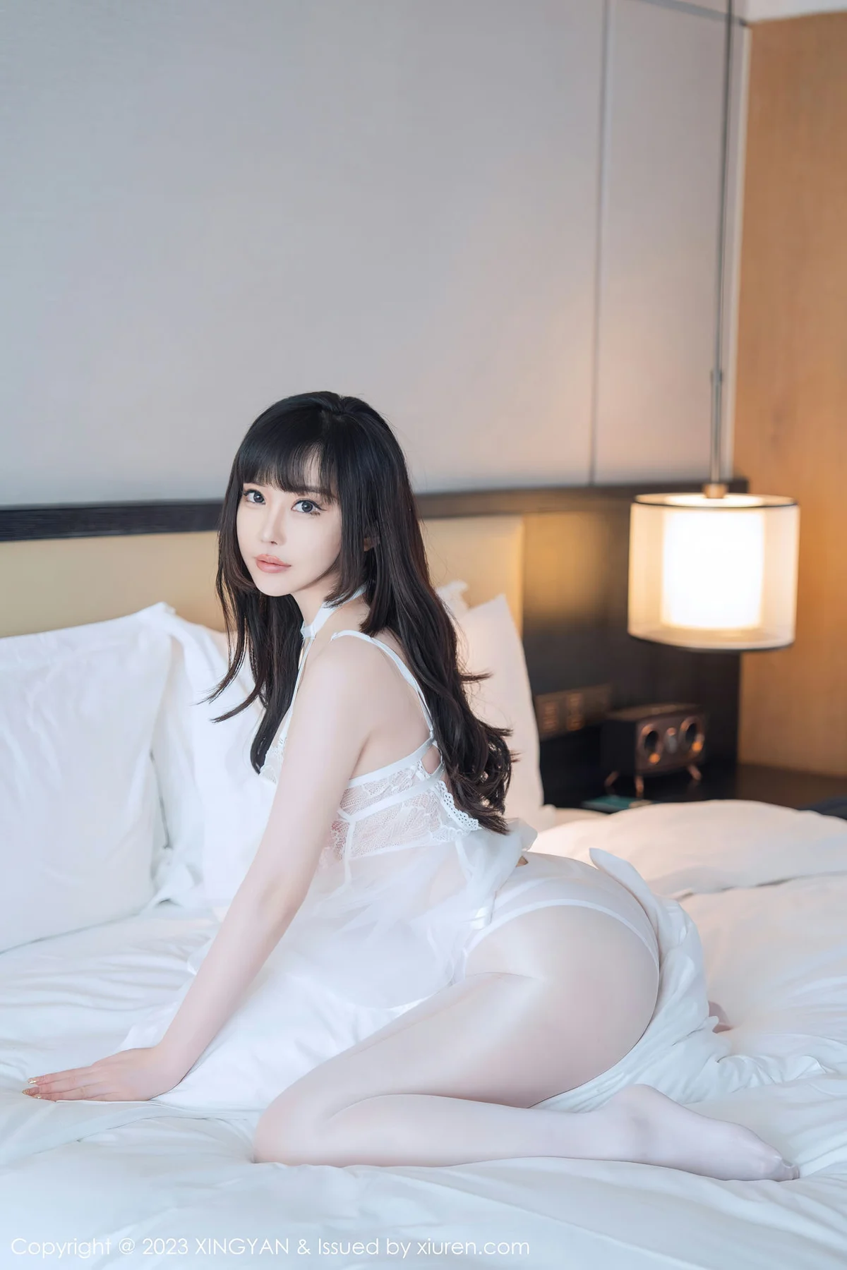 XINGYAN 星颜社 Vol.179 焦糖可可 白色网纱情趣写真3 - 7