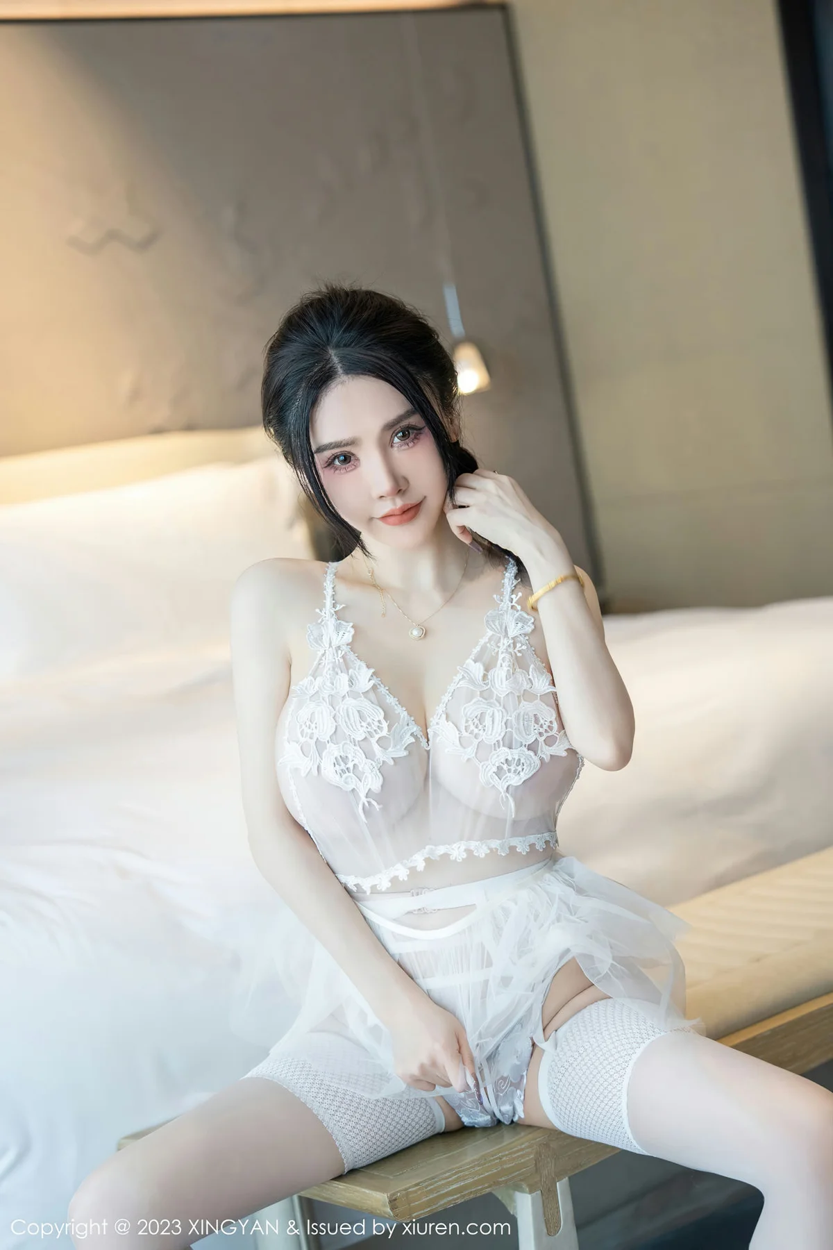 XINGYAN 星颜社 Vol.196 潘娇娇 蕾丝轻透情趣性感写真1 - 7