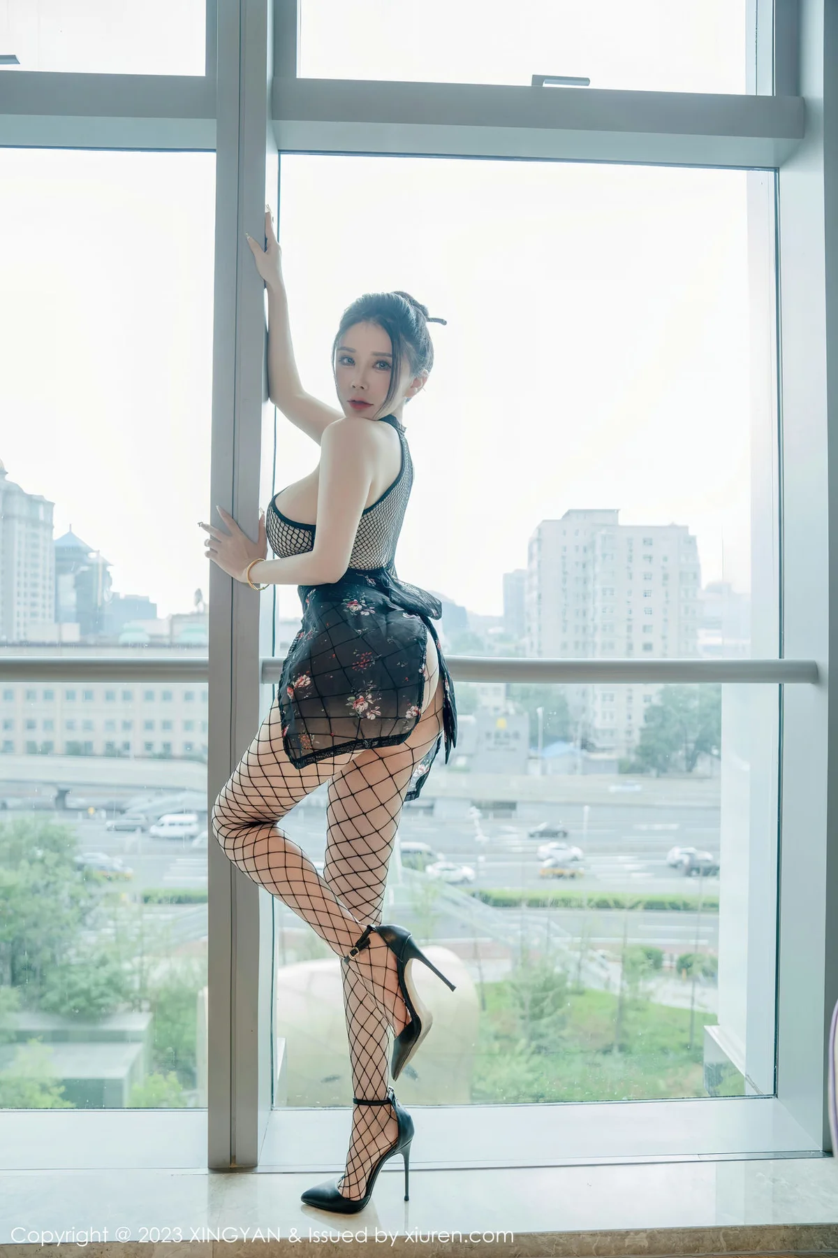 XINGYAN 星颜社 Vol.207 潘娇娇 网格连体衣3 - 6