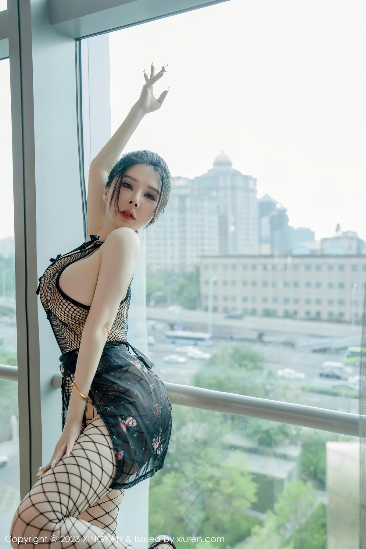 XINGYAN 星颜社 Vol.207 潘娇娇 网格连体衣3 - 2