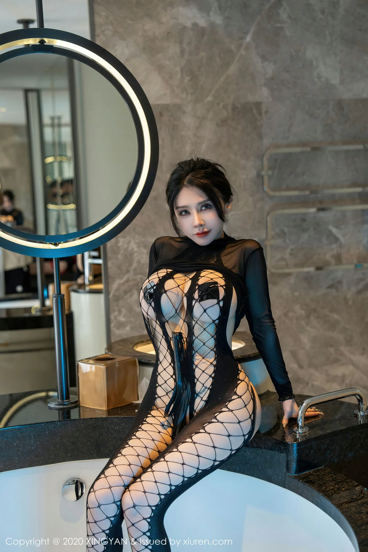 XINGYAN 星颜社 Vol.210 潘娇娇 渔网式连体衣写真1 - 10