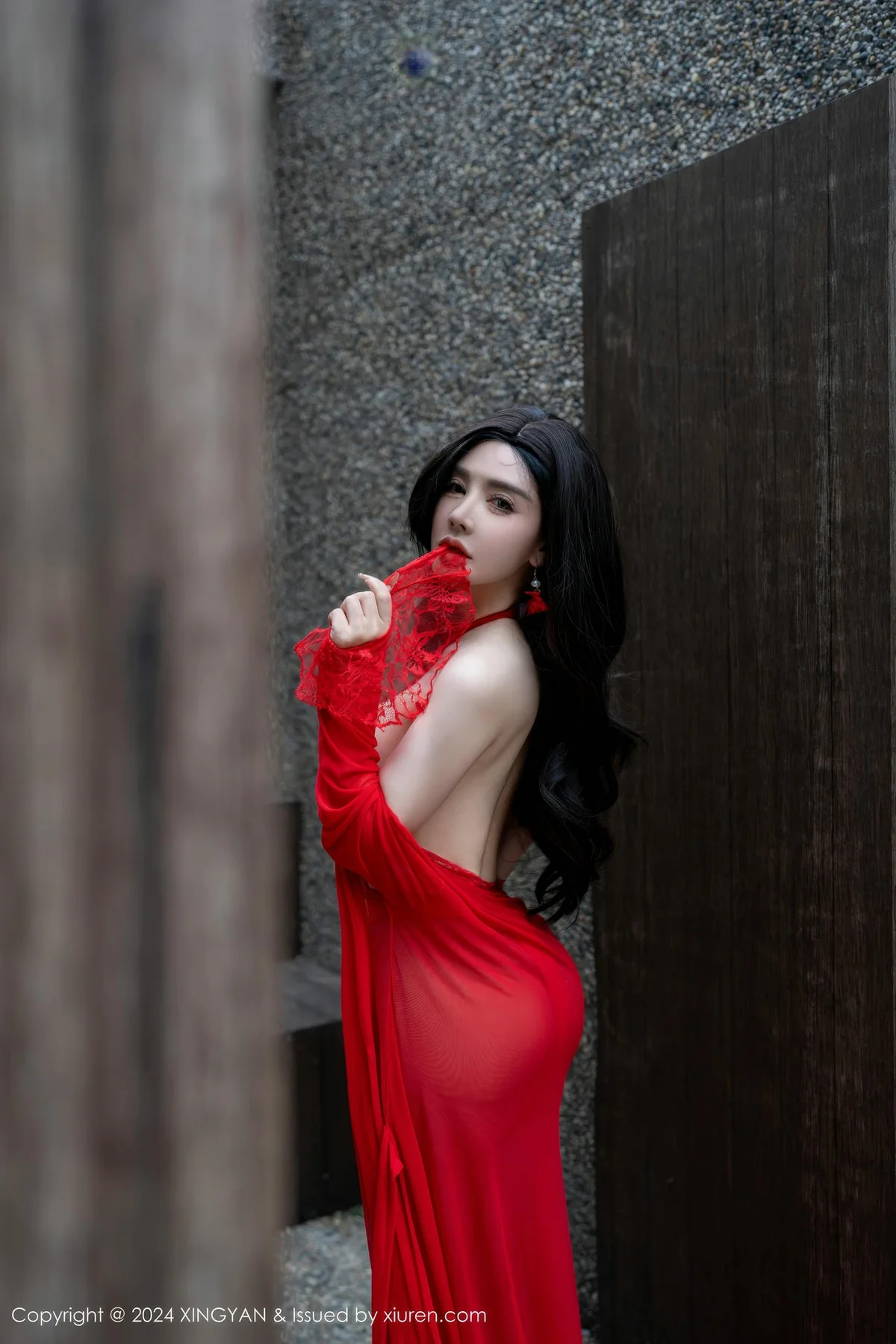 XINGYAN 星颜社 Vol.245 潘思沁 红色连衣裙性感写真111 - 6