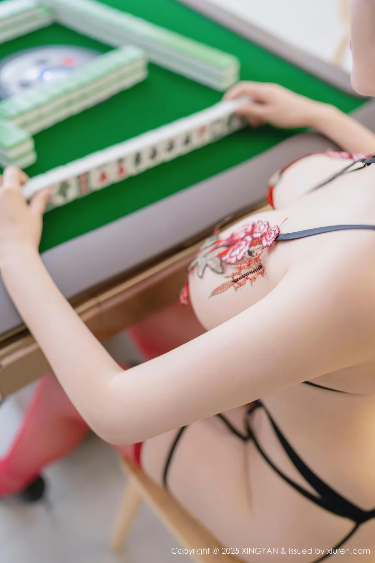 XINGYAN 星颜社 Vol.308 袁圆 麻将桌主题美女 - 1