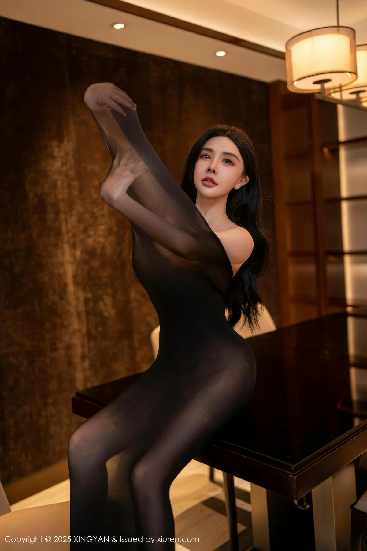 XINGYAN 星颜社 Vol.309 潘思沁 肥臀玉体黑丝 - 2