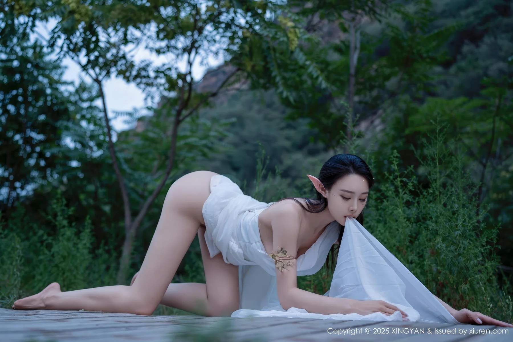 XINGYAN 星颜社 Vol.314 清妙 森林精灵玉体制服 - 3