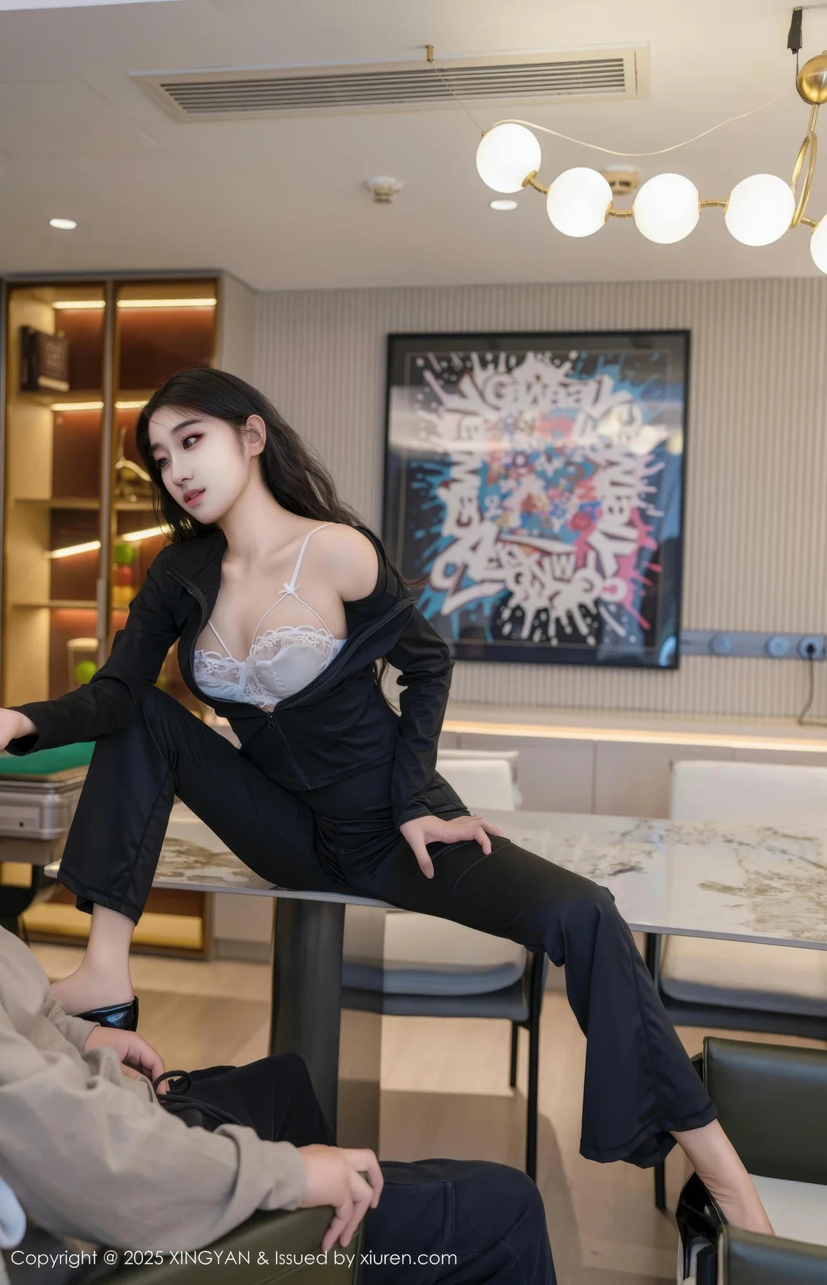 XINGYAN 星颜社 Vol.321 星冉 白色内衣美腿高跟 - 1