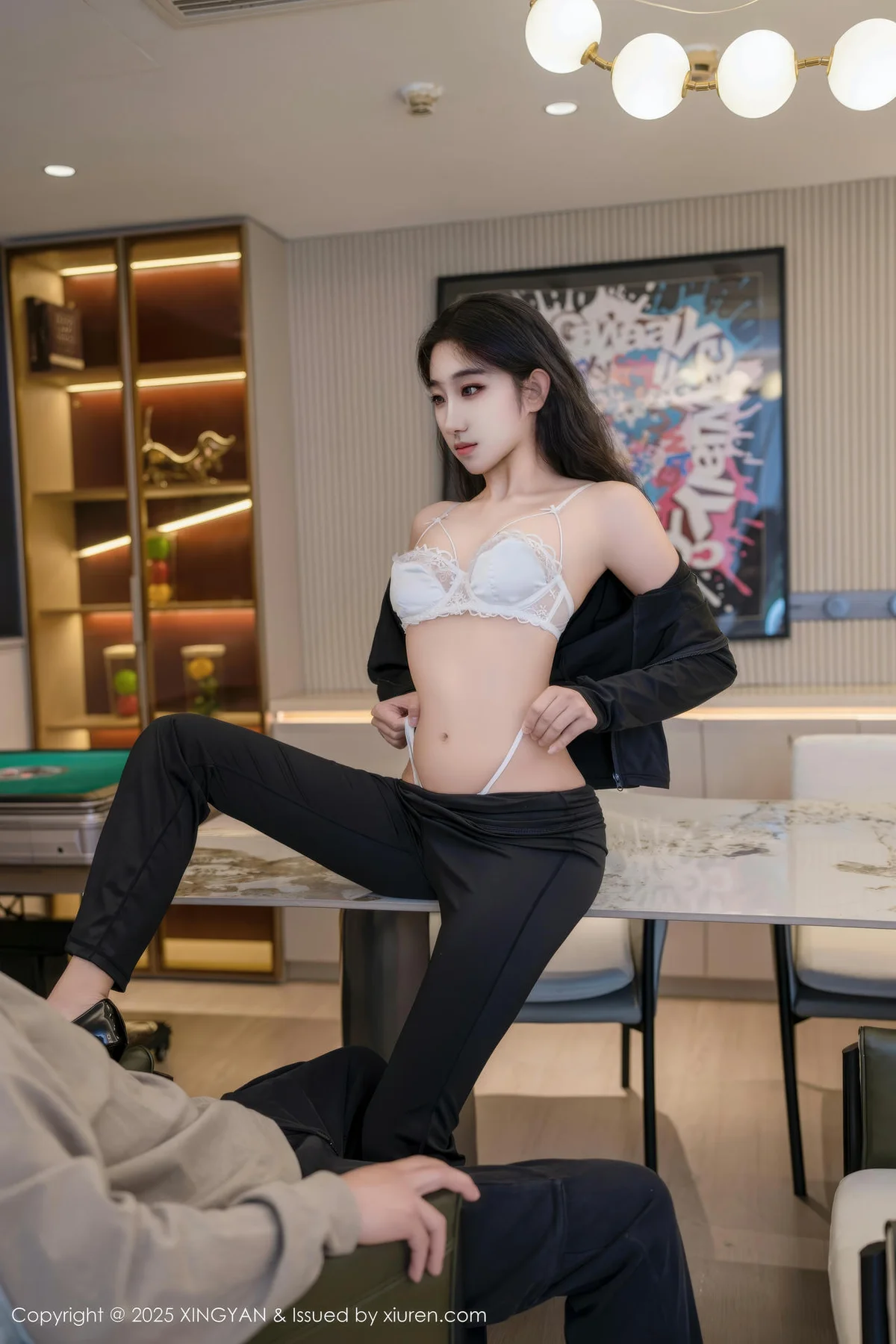 XINGYAN 星颜社 Vol.321 星冉 白色内衣美腿高跟 - 8