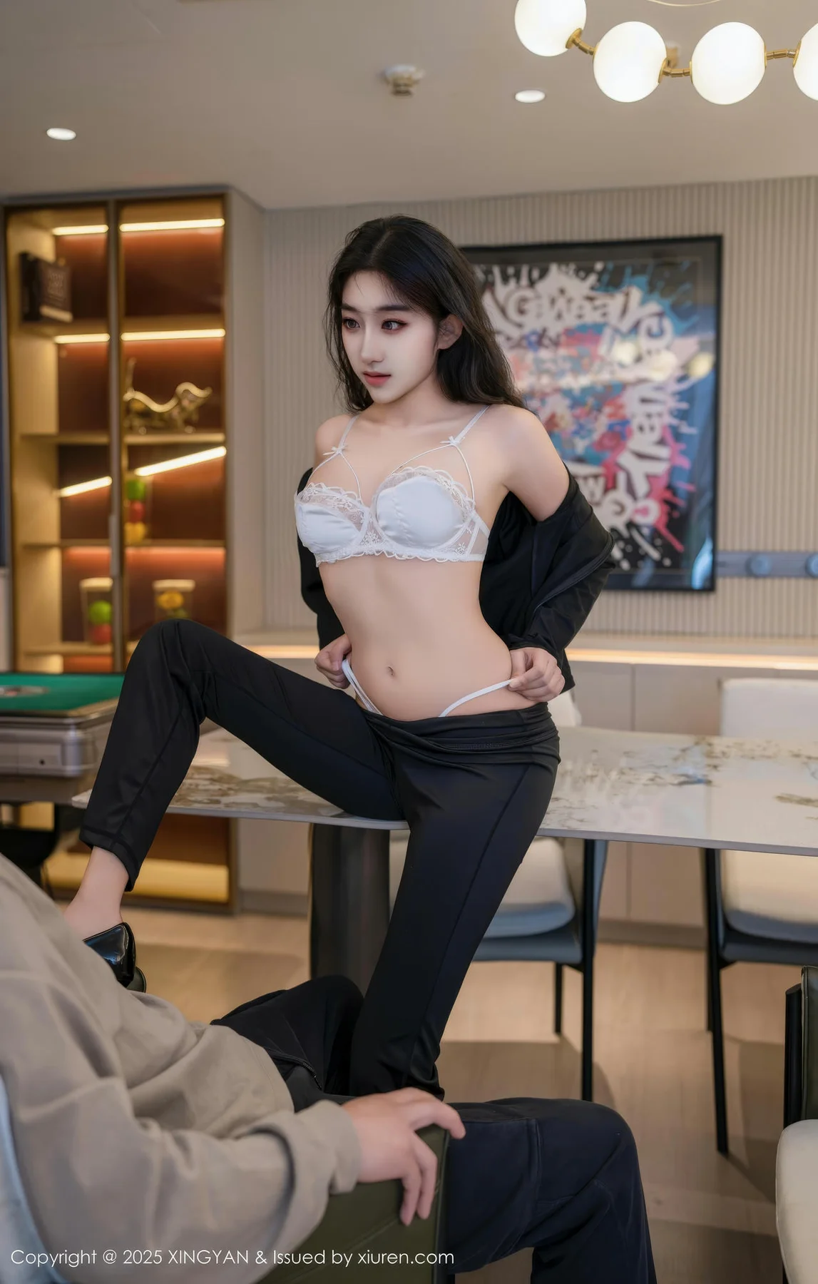 XINGYAN 星颜社 Vol.321 星冉 白色内衣美腿高跟 - 9