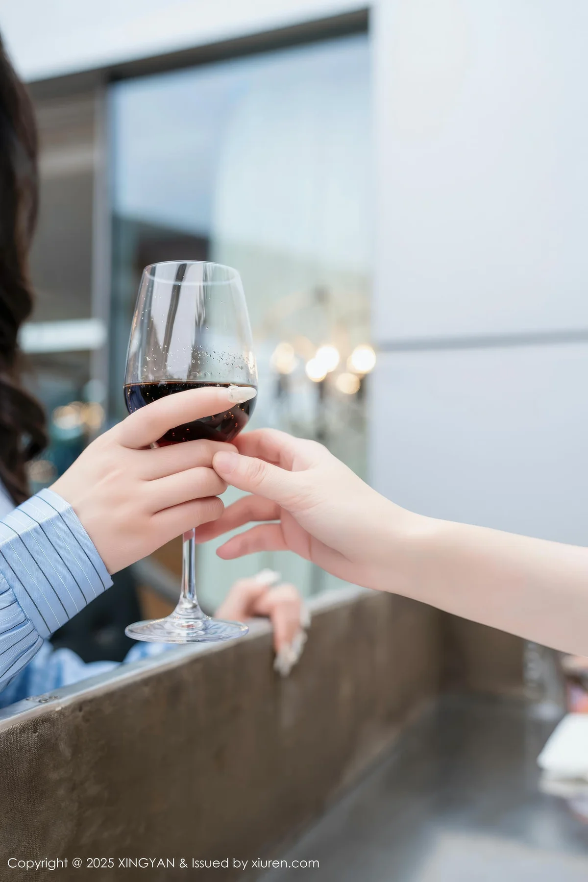 XINGYAN 星颜社 Vol.323 袁圆 黑色情趣内衣黑丝 - 2