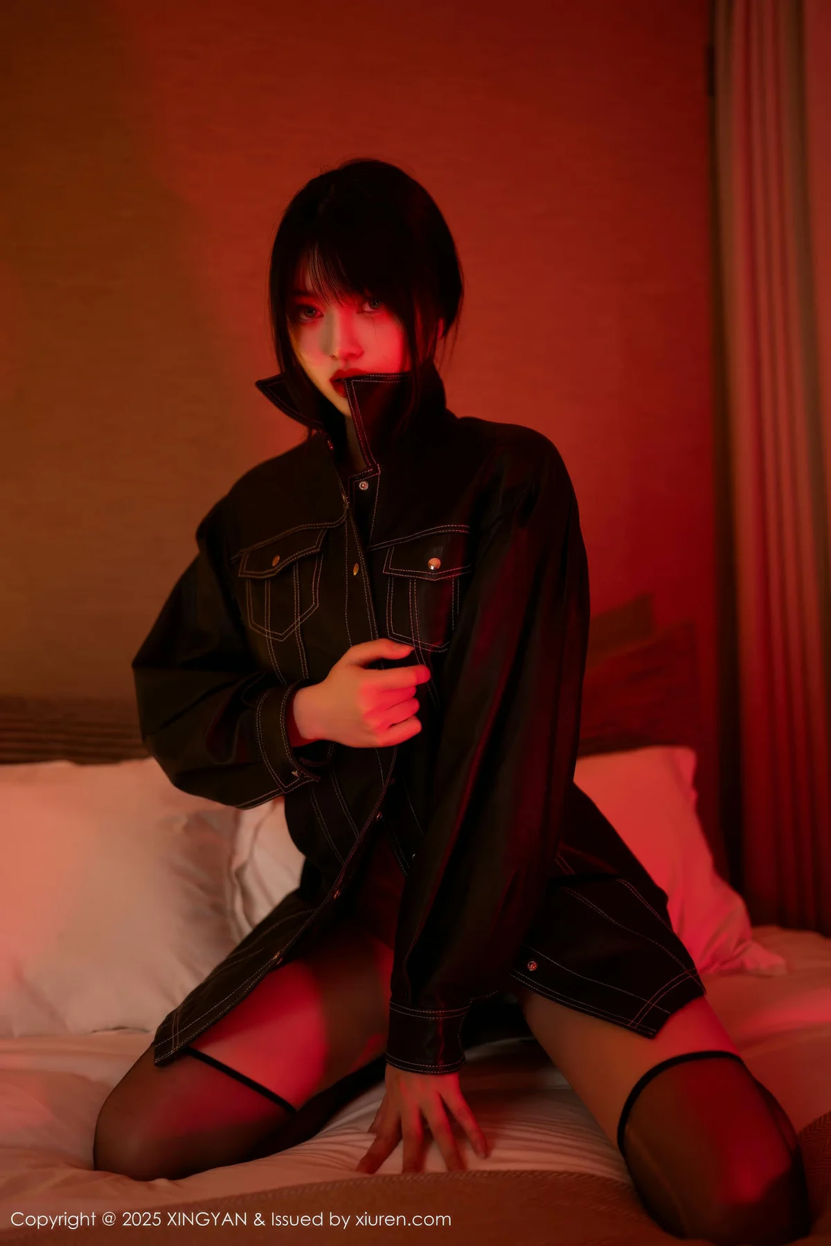 XINGYAN 星颜社 Vol.335 白露lulu 红色情趣内衣 - 1