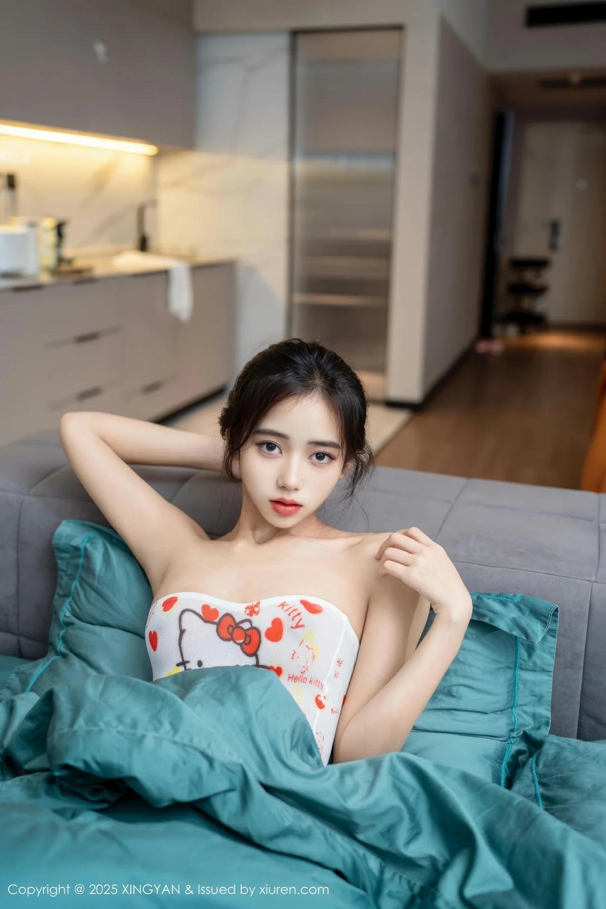 XINGYAN 星颜社 Vol.353 时安安 性感白色丝袜 - 1